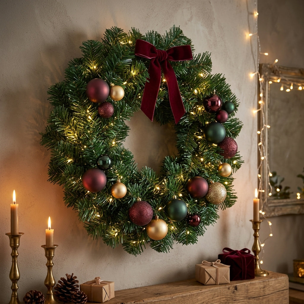 60cm Christmas Wreath 120 Tips