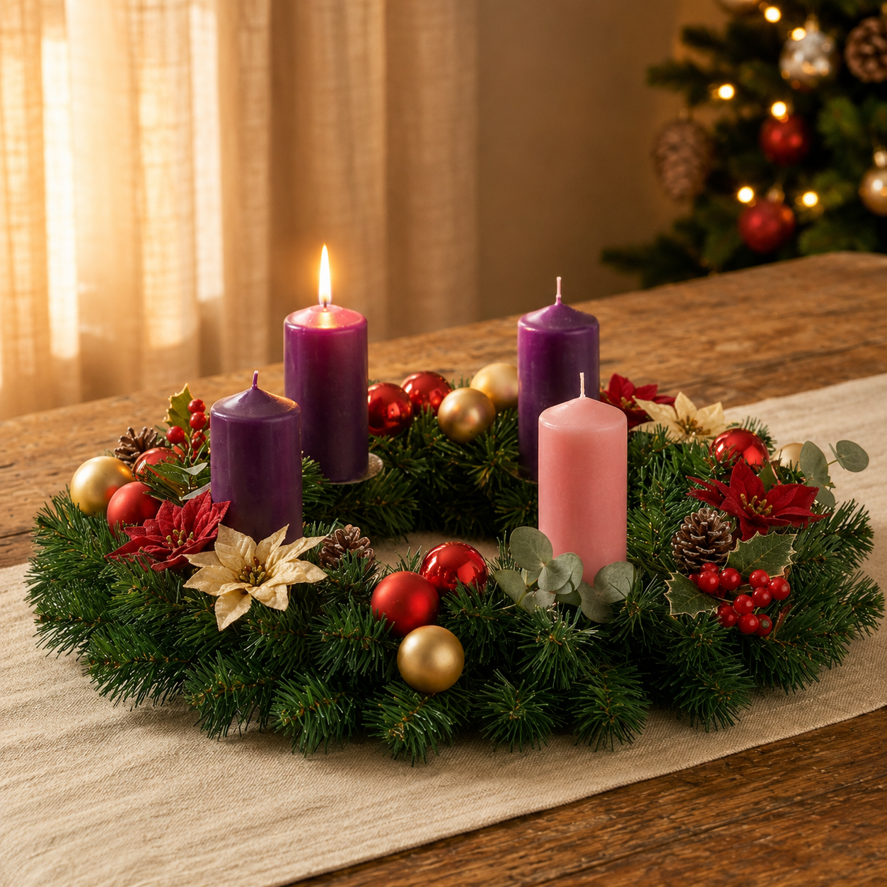 45cm Christmas Wreath 75 Tips