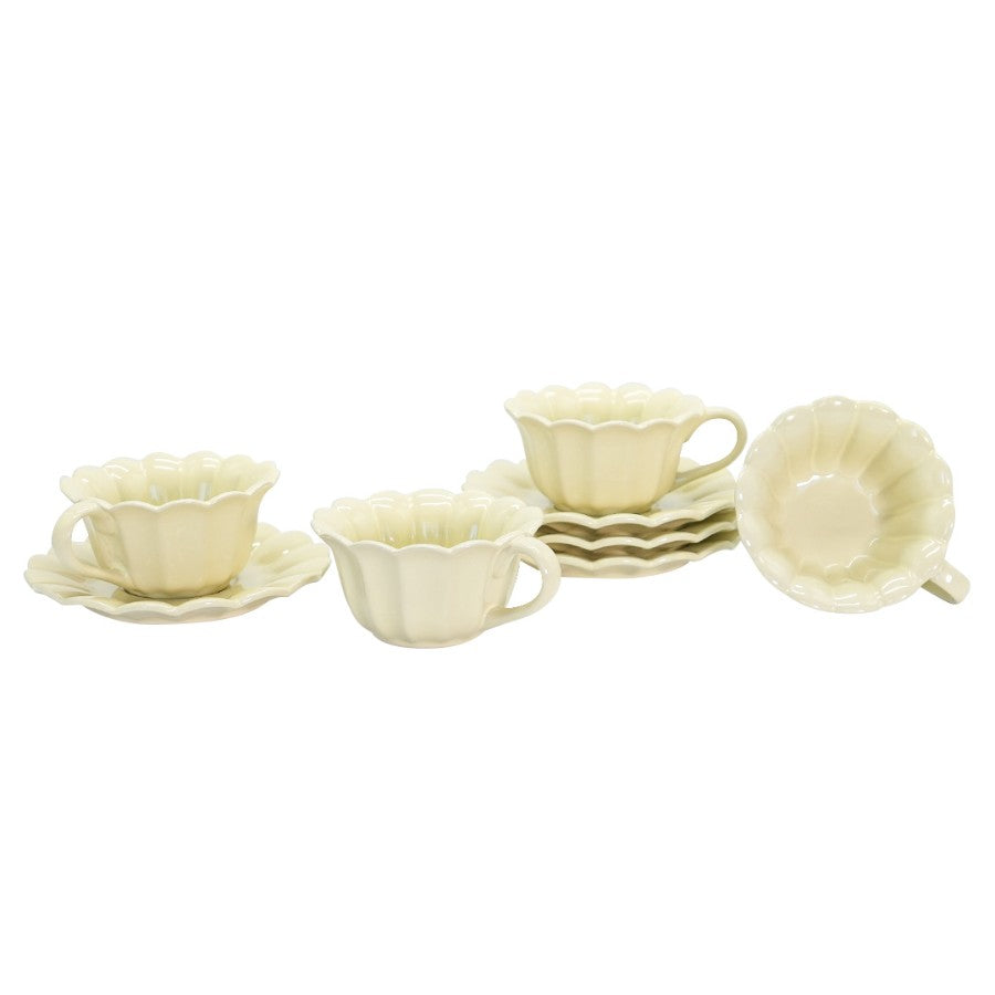 Belle Cup And Saucer 8pc Set