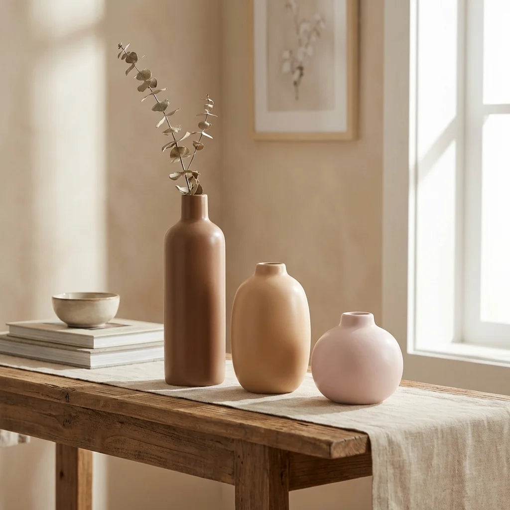 Decorative Vibbed Vase