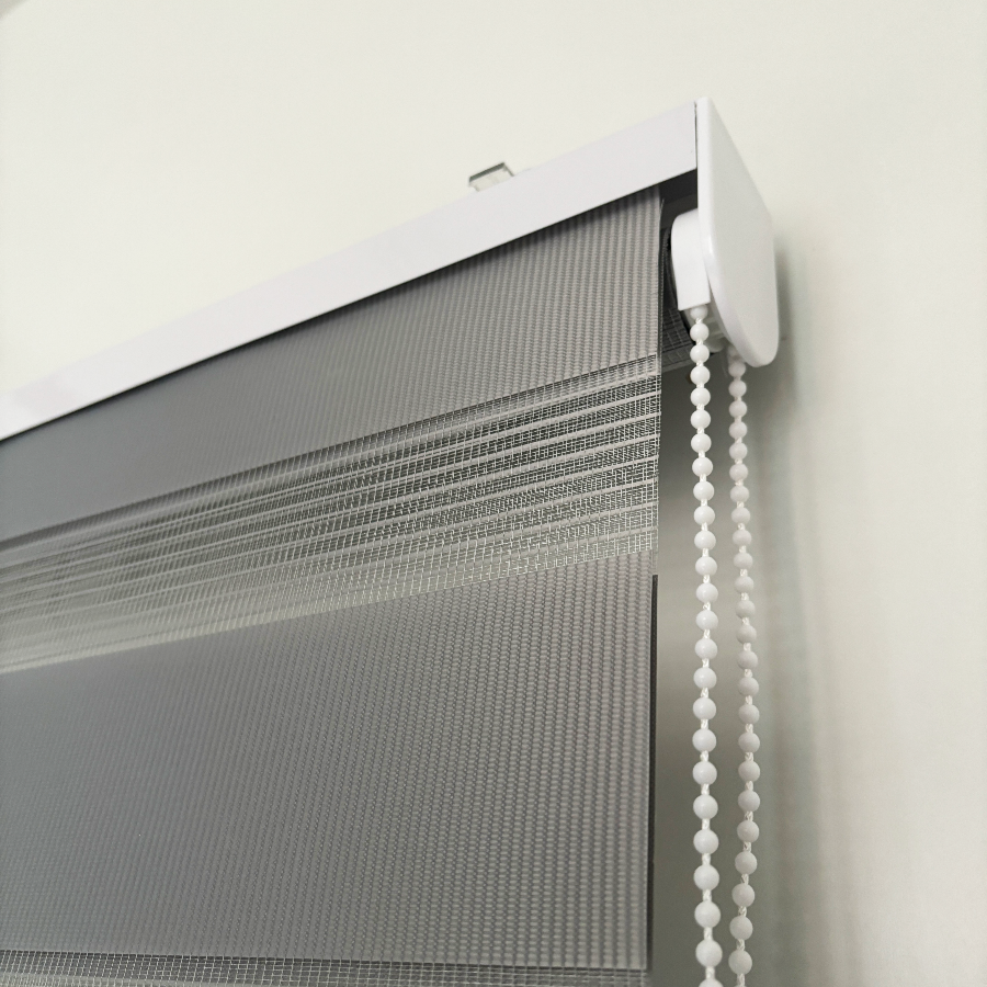 Ice Gray Basic Zebra Blinds