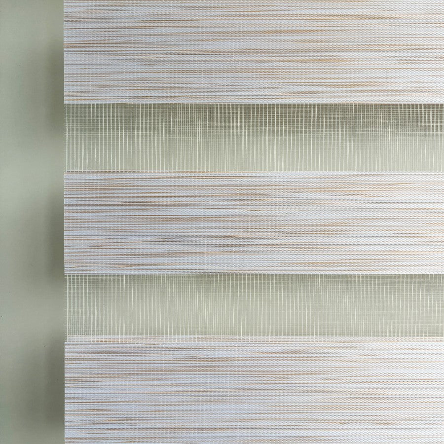 Warm Almond Basic Zebra Blinds