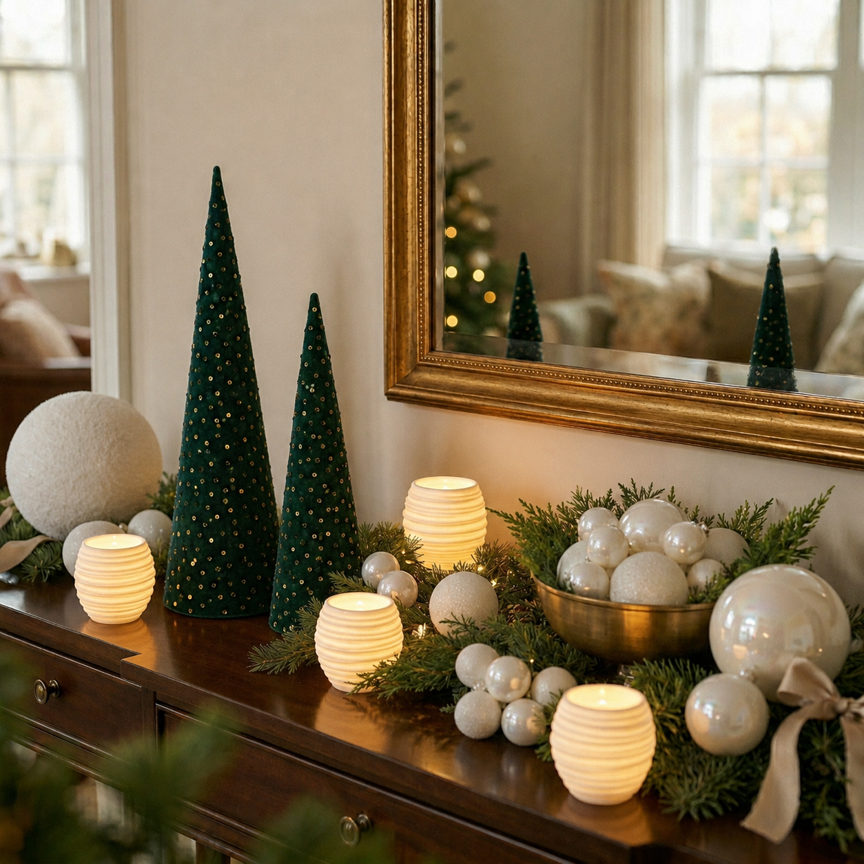 Yuletide Tree Table Top Green
