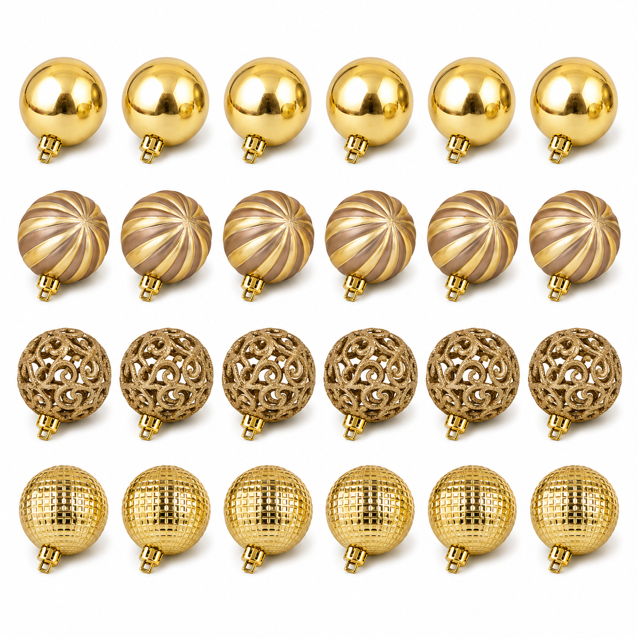 Eve Gold 6cm 24pc
