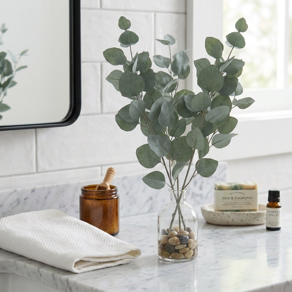 Silver Dollar Eucalyptus Single Leaf