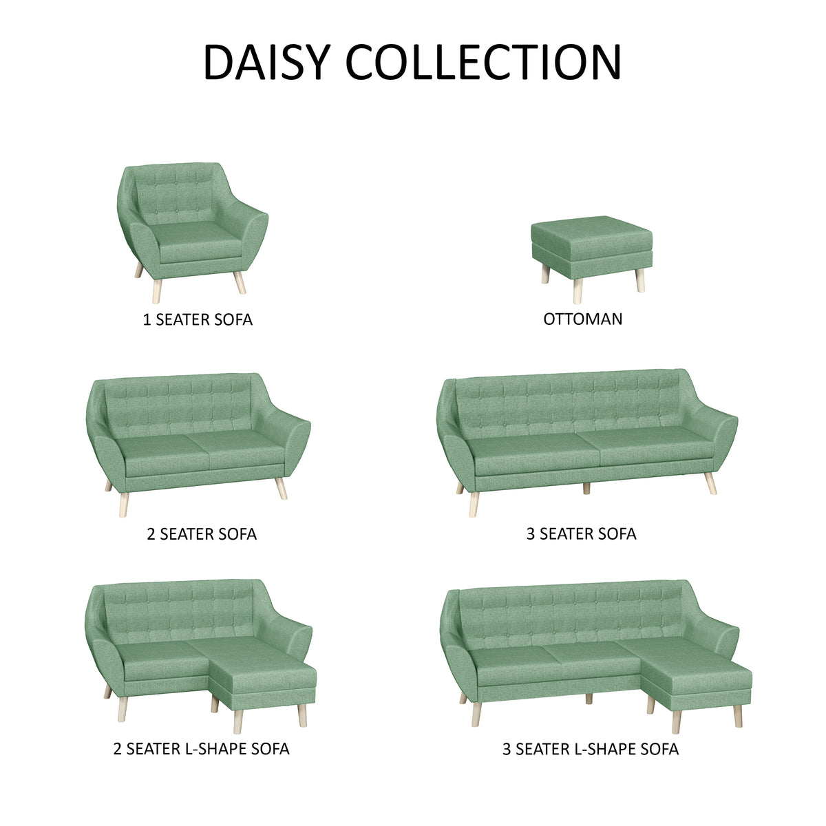Daisy 3 Seater Sofa
