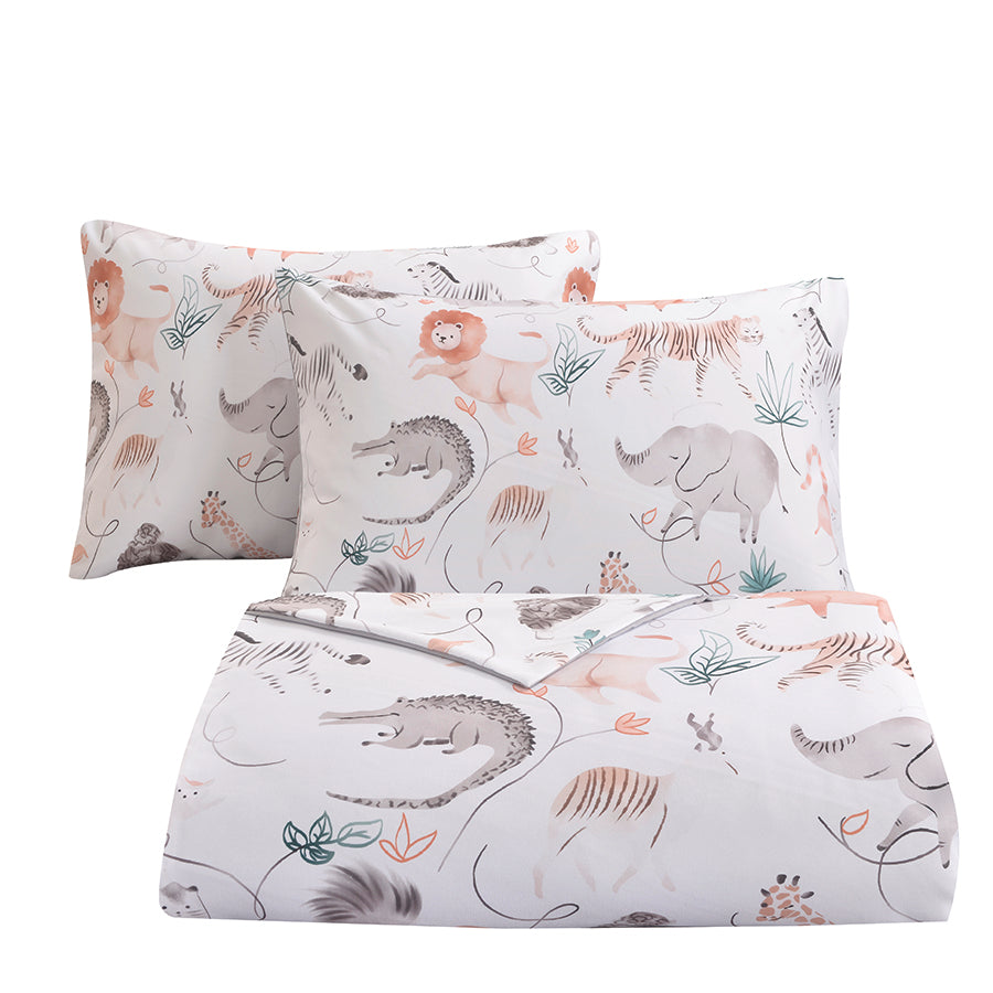 Evie Printed Kids 3pc Twin Sheet Set