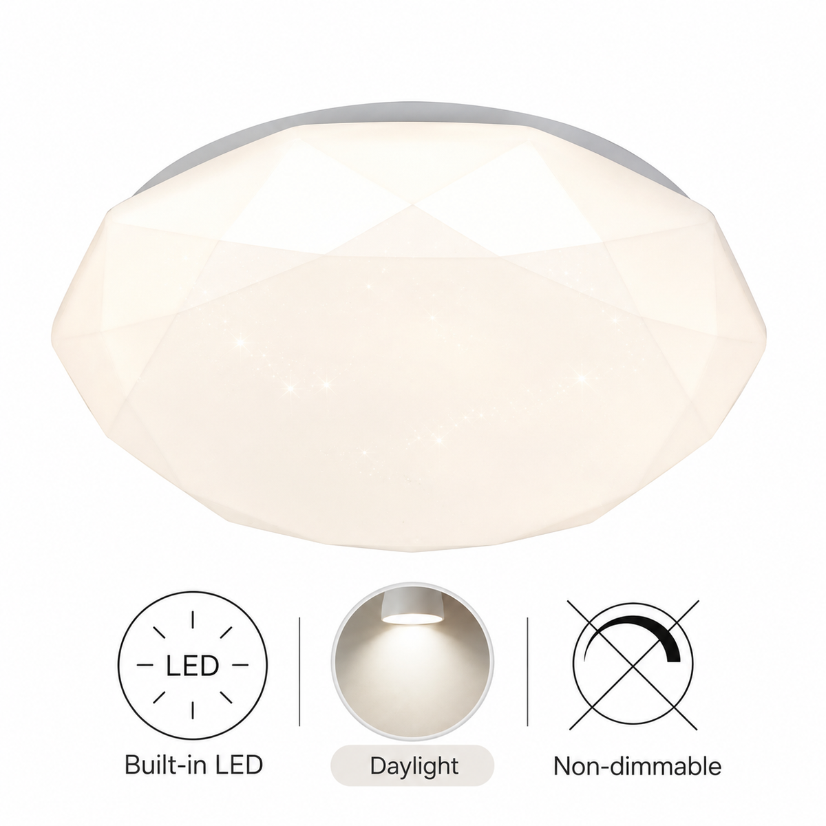 Gisel LED Flushmount Light 33cm