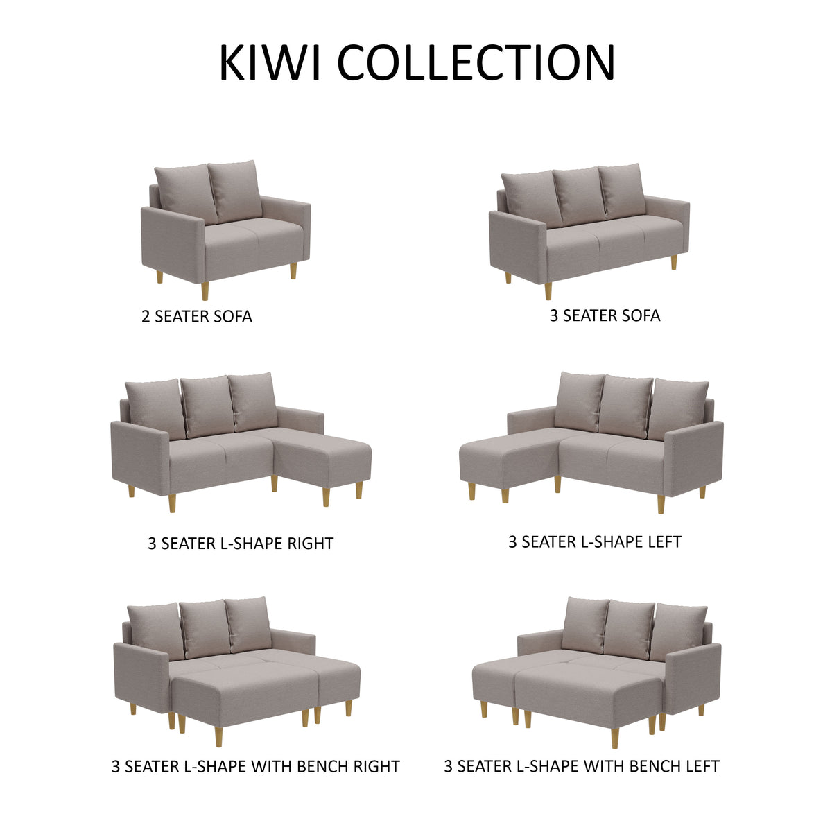 Kiwi 3 Seater Sofa