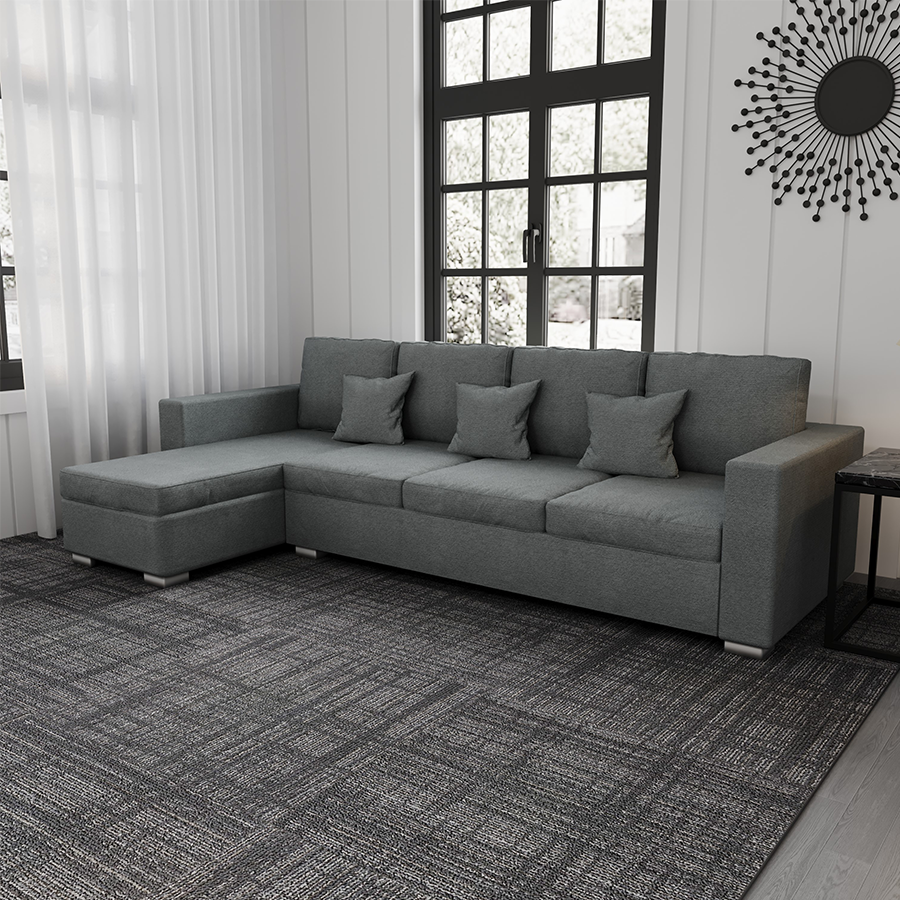 Lindsay L-shape 4 Seat with Chaise (Left Facing) Sofa