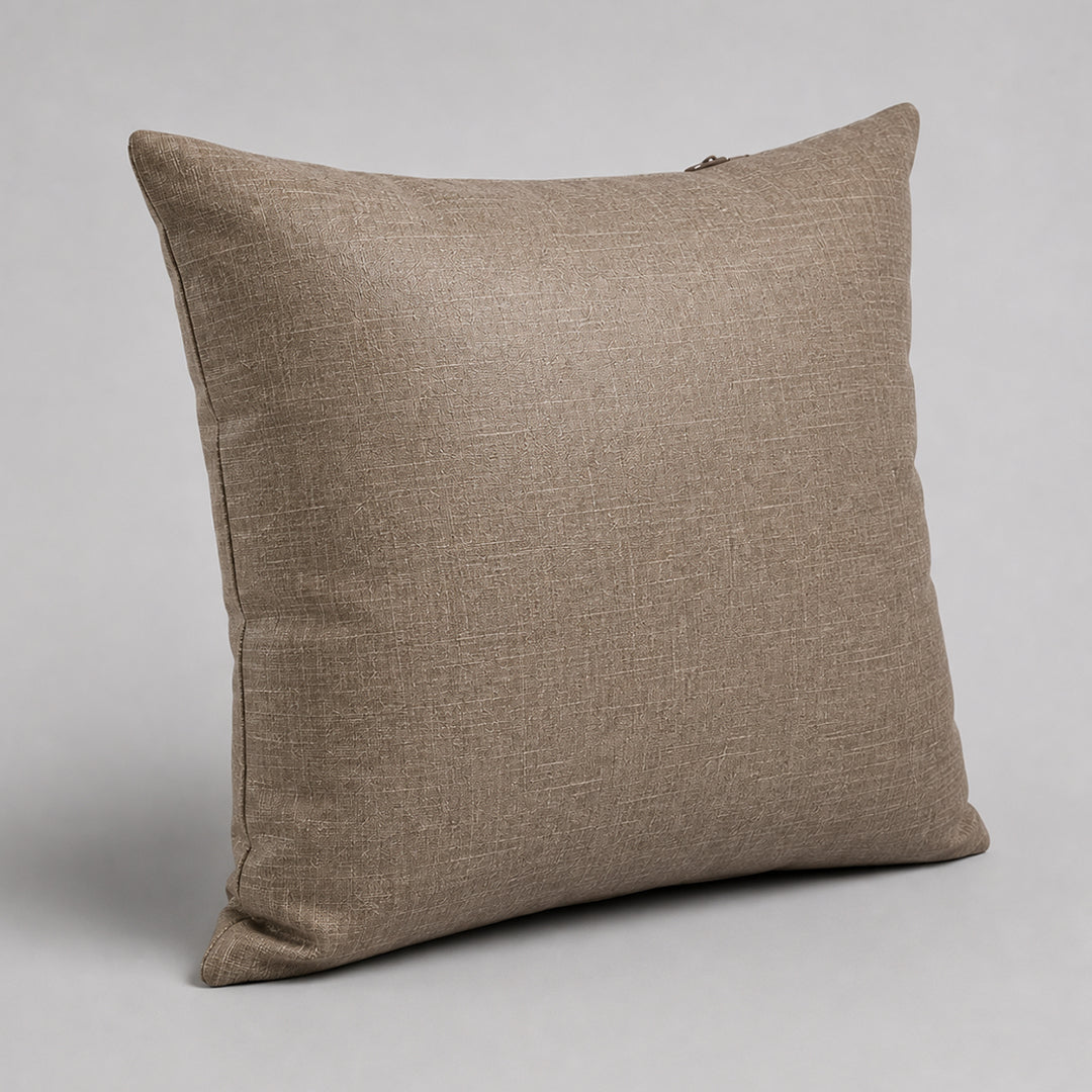Leatherette Throw Pillow