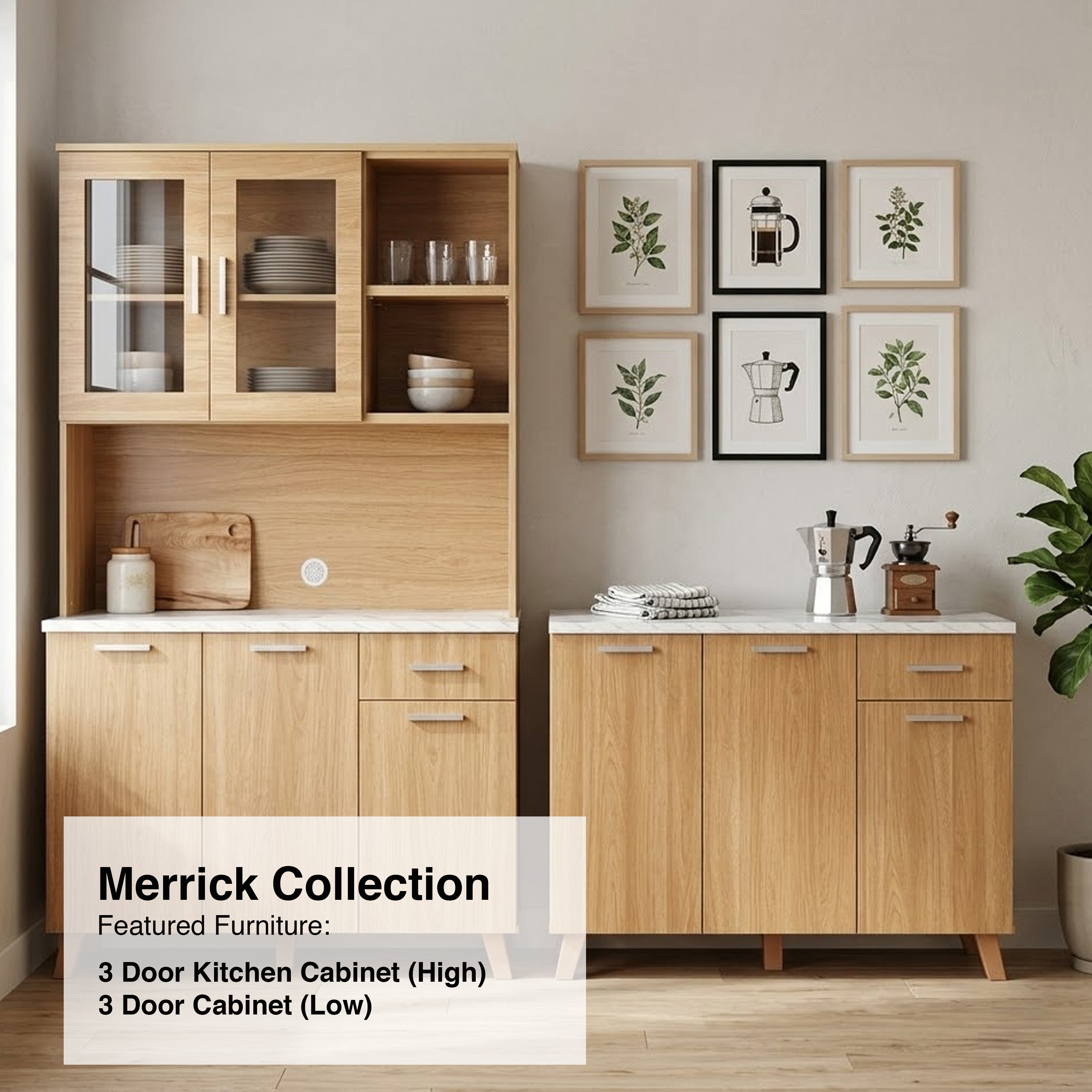 #color_Oak + White Marble