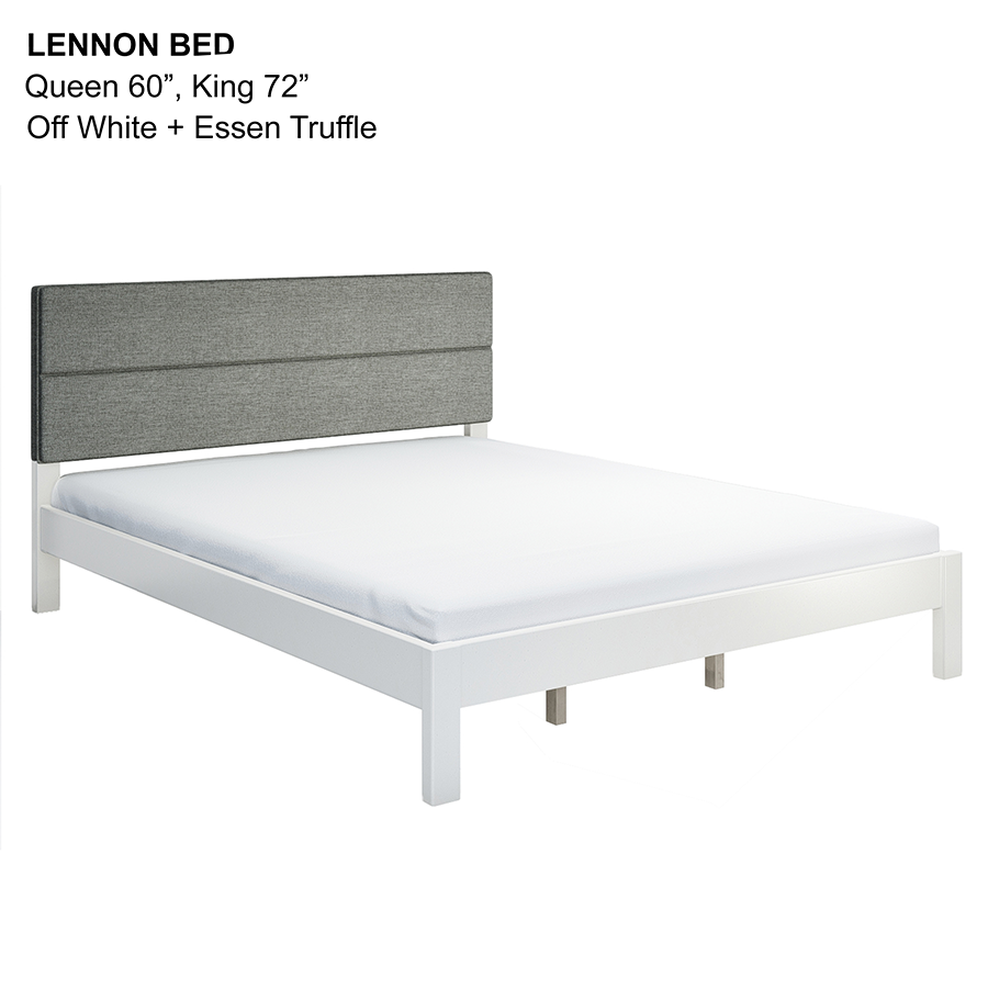 Lennon gray panel store queen storage bed