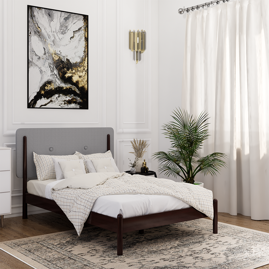 Frida 48x75" Bed - Walnut Brown