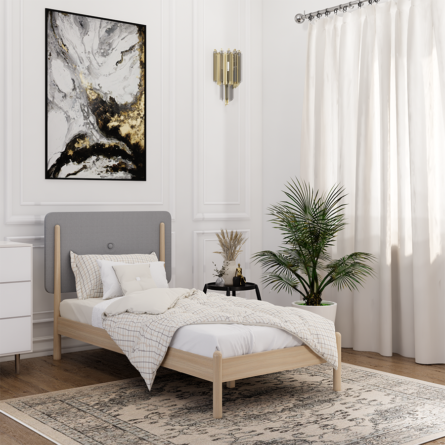 Frida 36x75" Bed - Oak