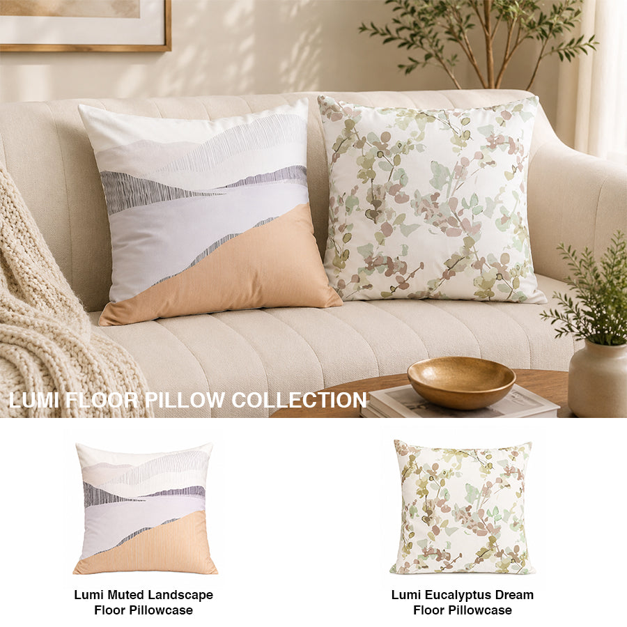 Lumi Eucalyptus Dream Floor Pillowcase