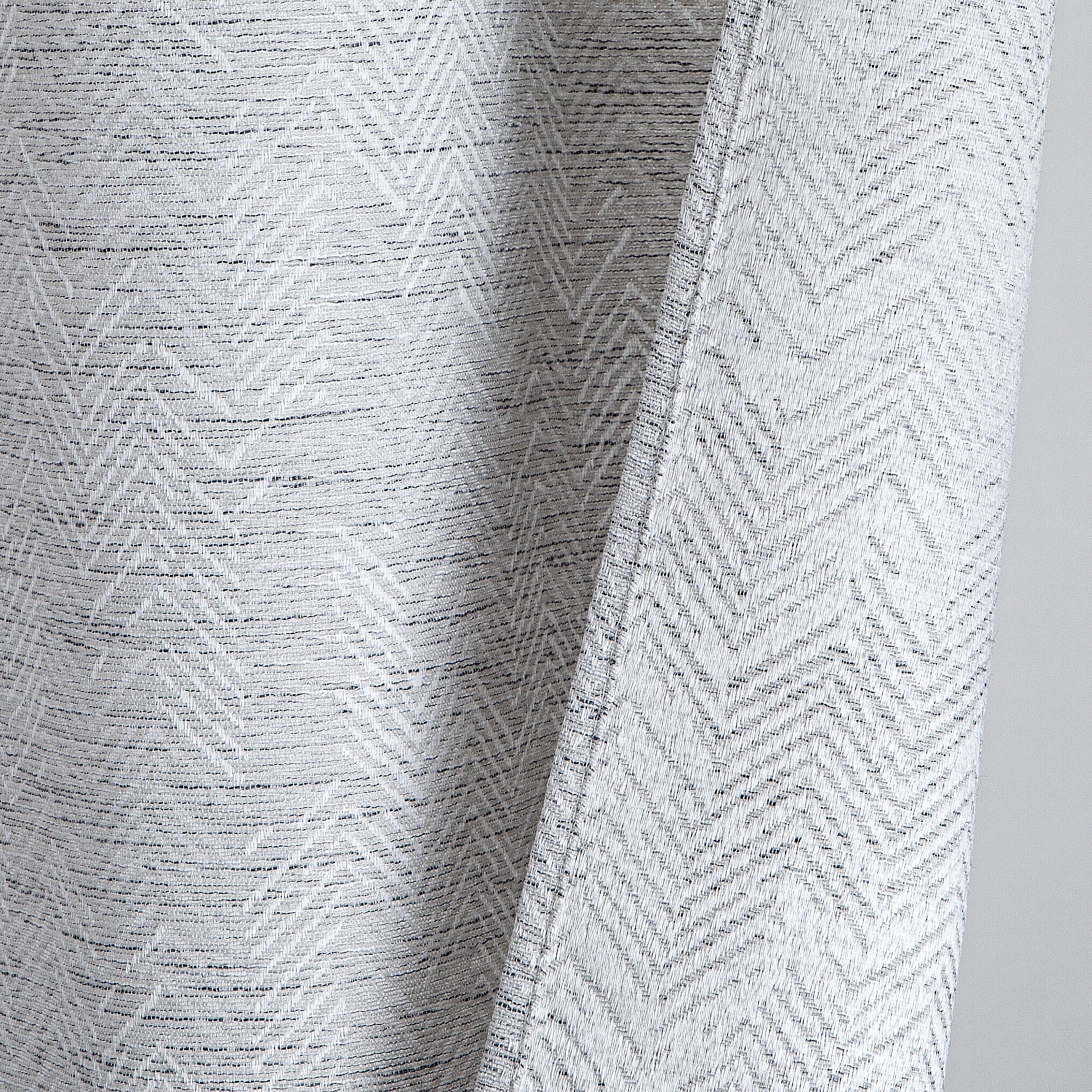 Adda Gray Faux Linen Curtain