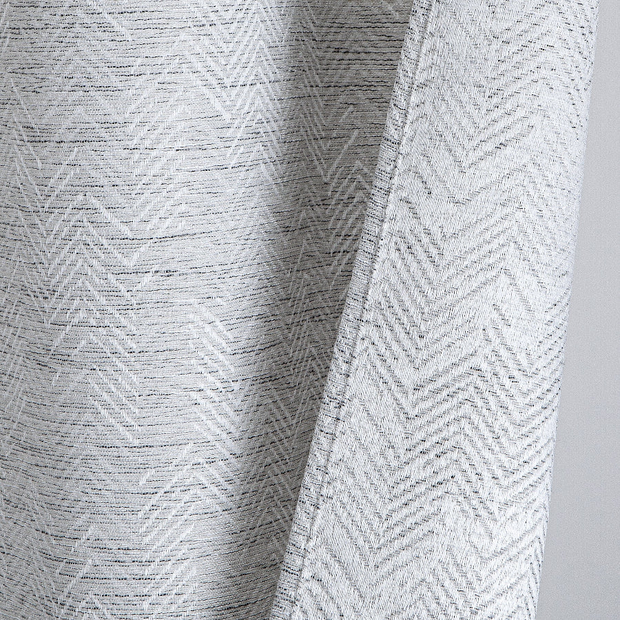 Adda Gray Faux Linen Curtain