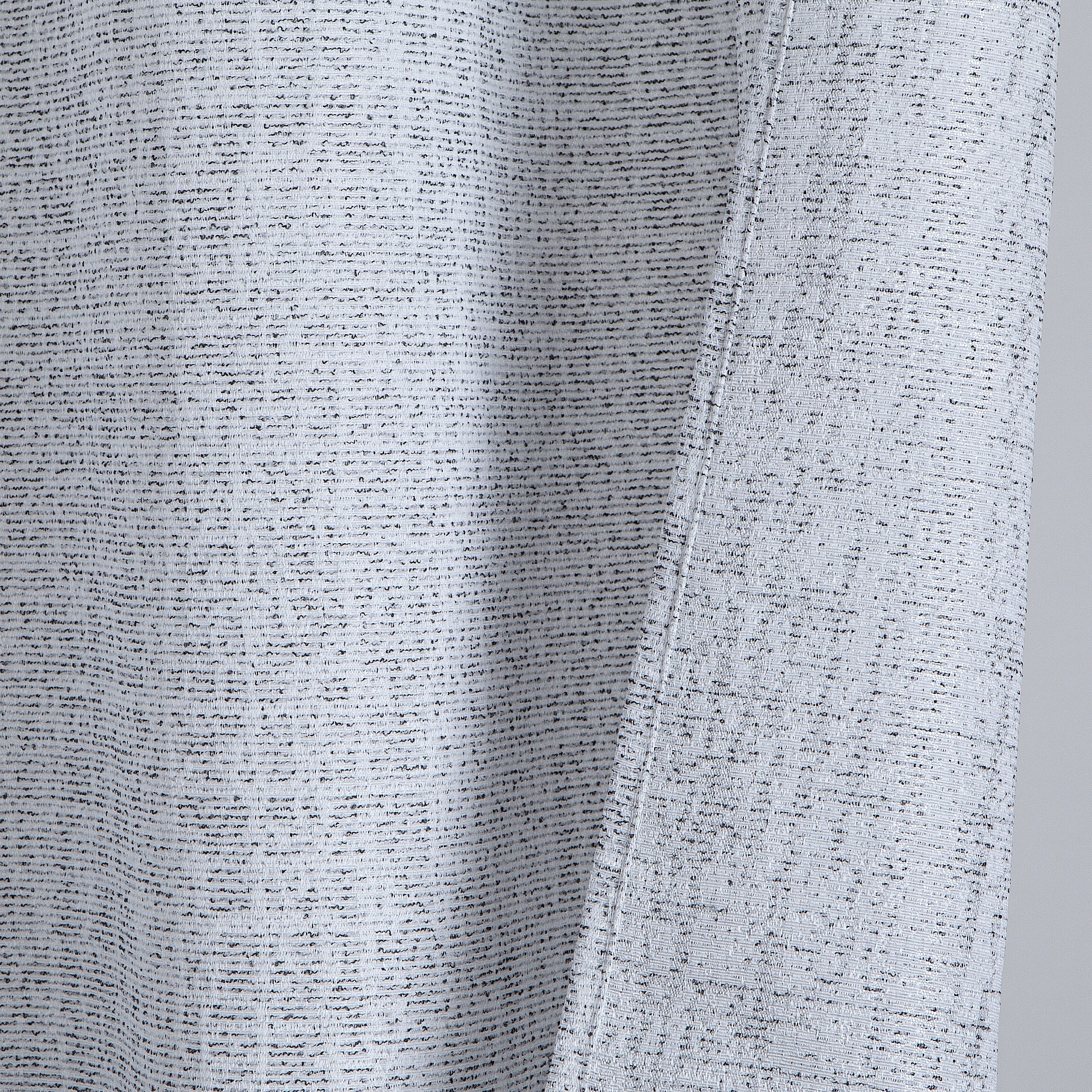 Avil Gray Faux Linen Curtain