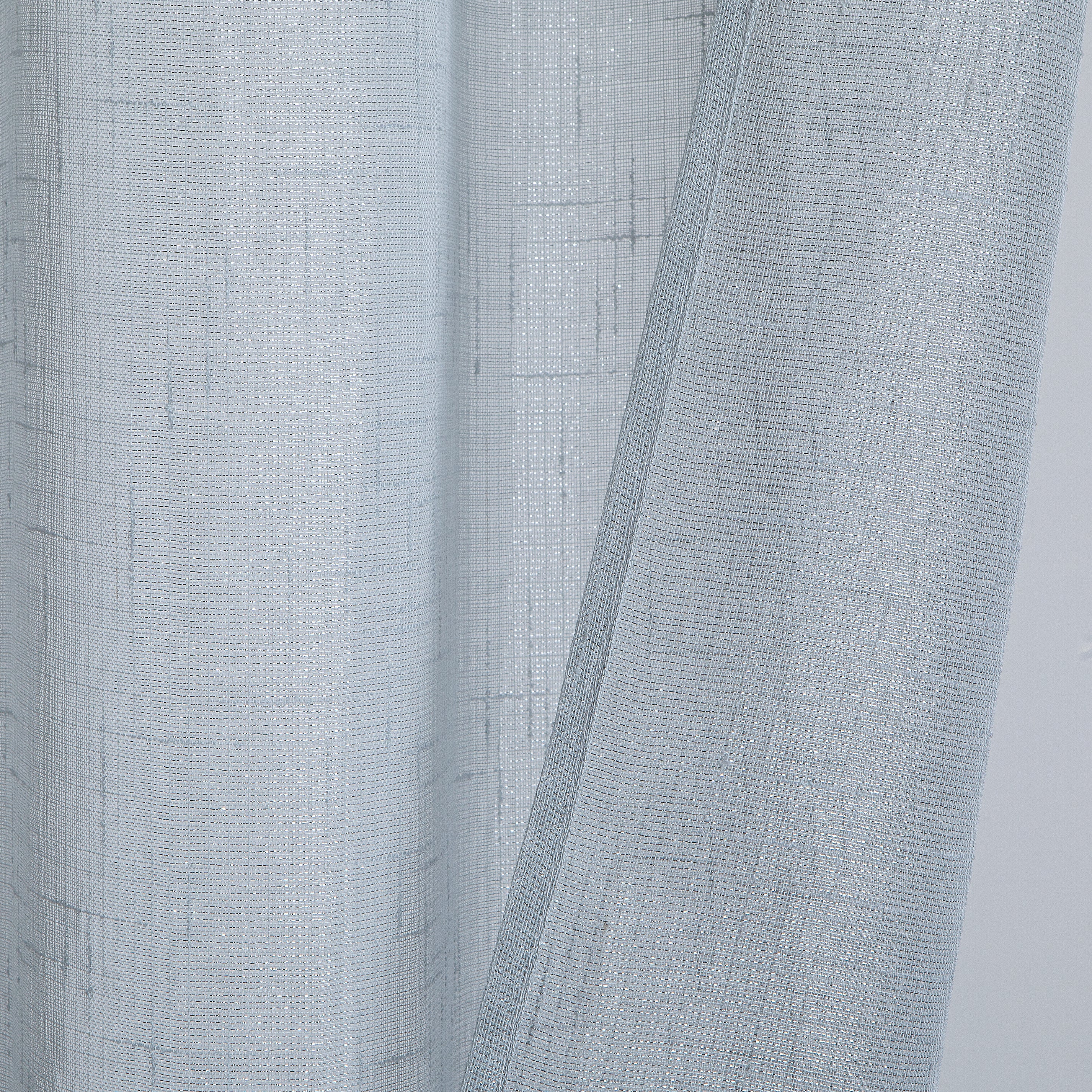 Alysin Gray Shiny Sheer Curtain