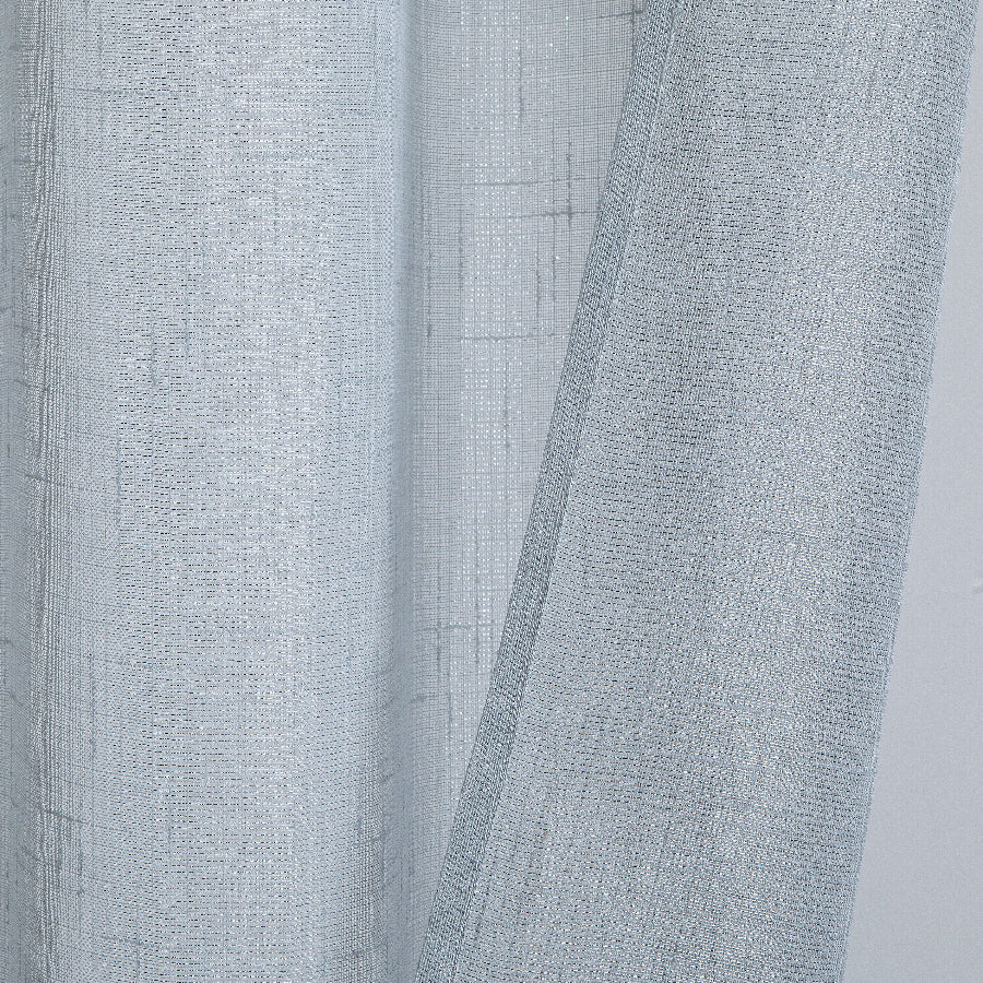 Alysin Gray Shiny Sheer Curtain