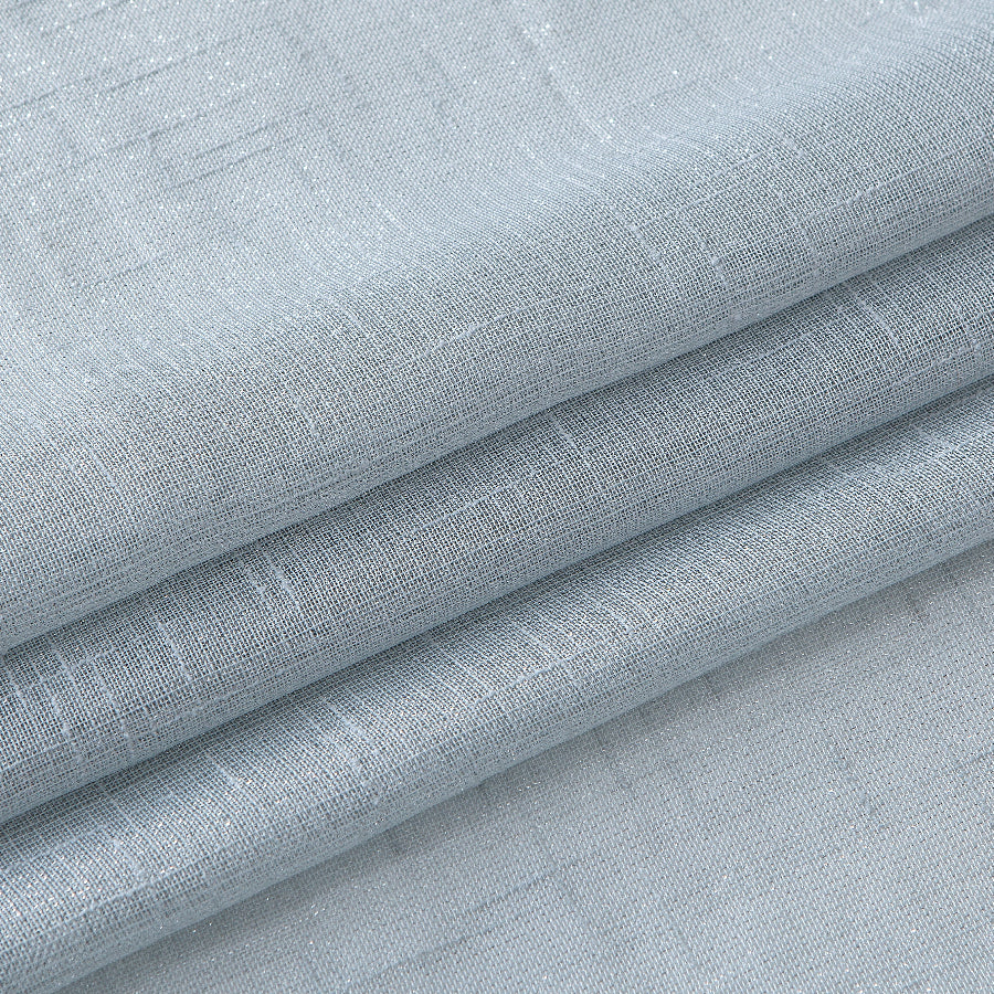 Alysin Gray Shiny Sheer Curtain