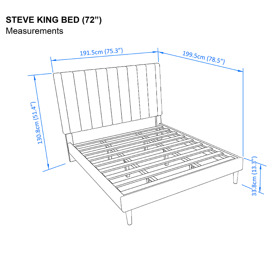 Steve 72x75" Bed