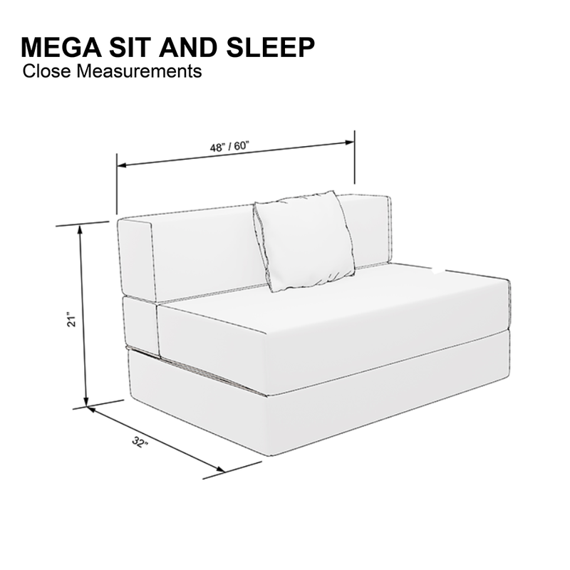 Mega Sit and Sleep Sofa Bed