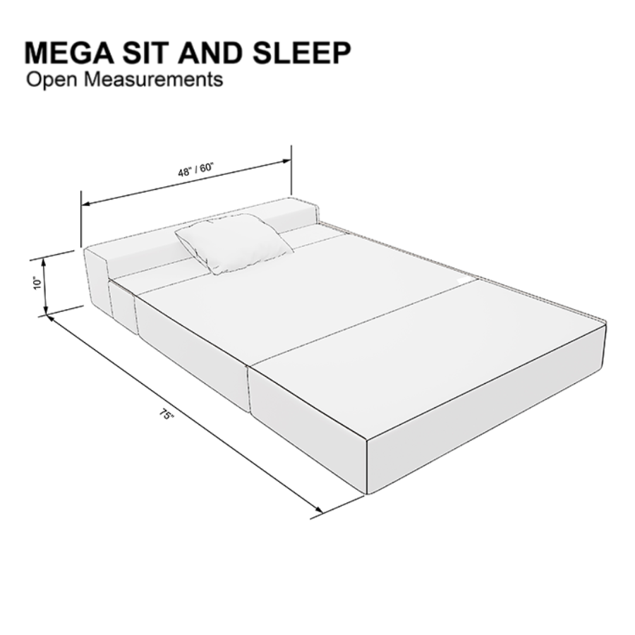 Mega Sit and Sleep Sofa Bed