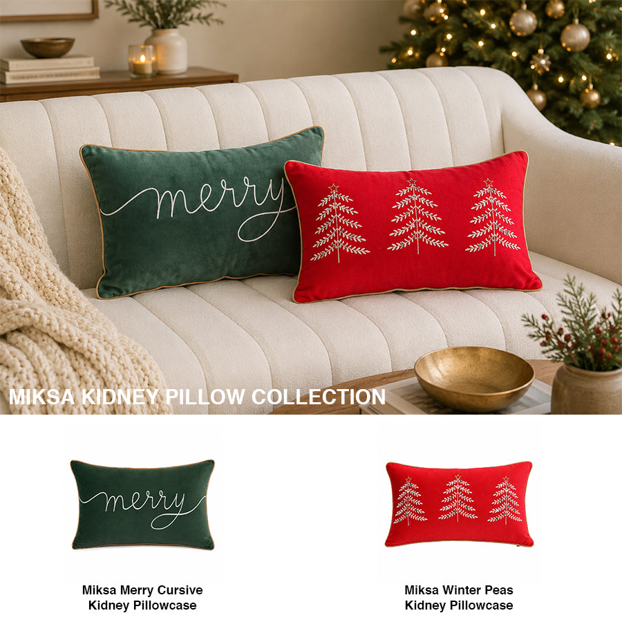 Miksa Winter Pines Kidney Pillowcase
