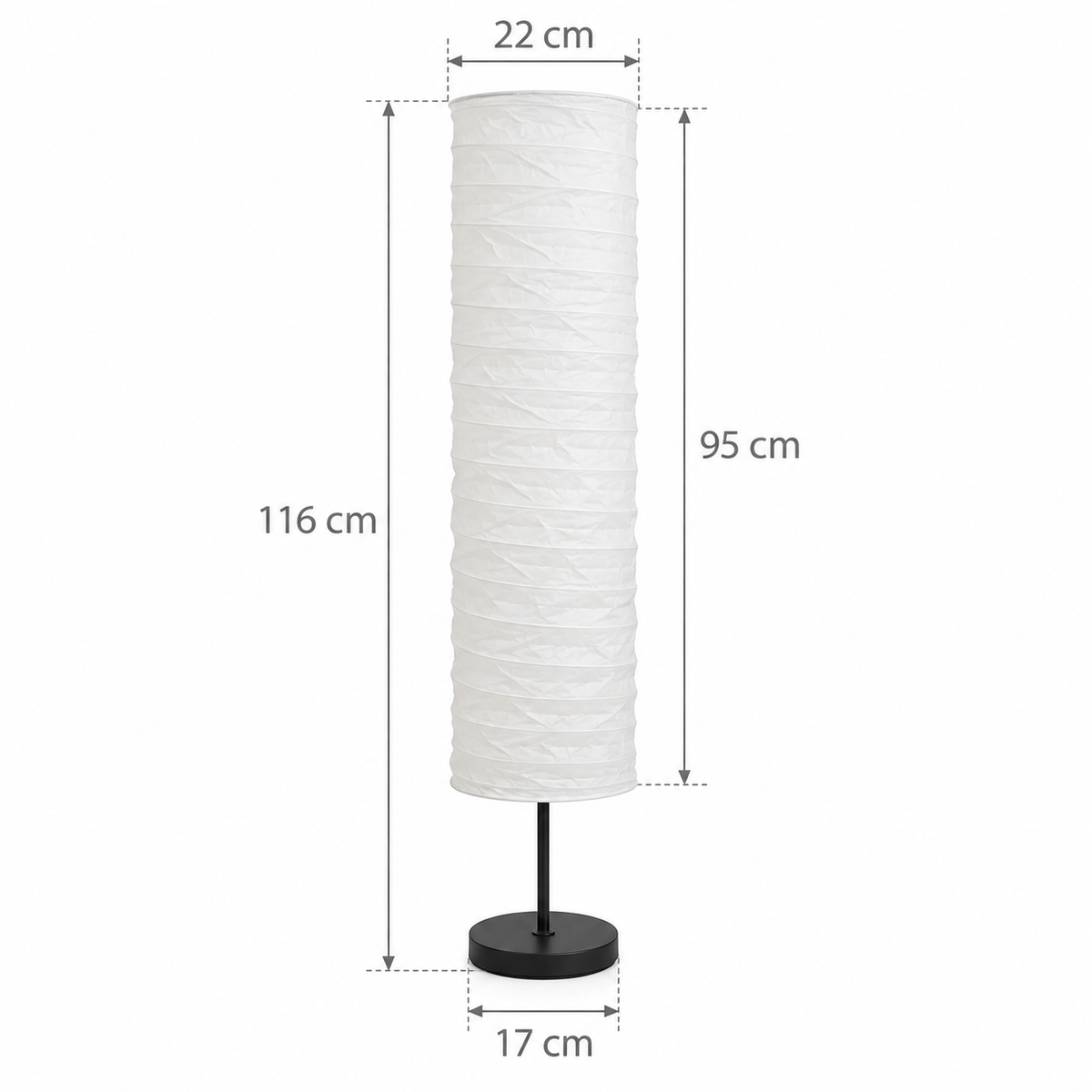 Baran Paper Floor Lamp Shade