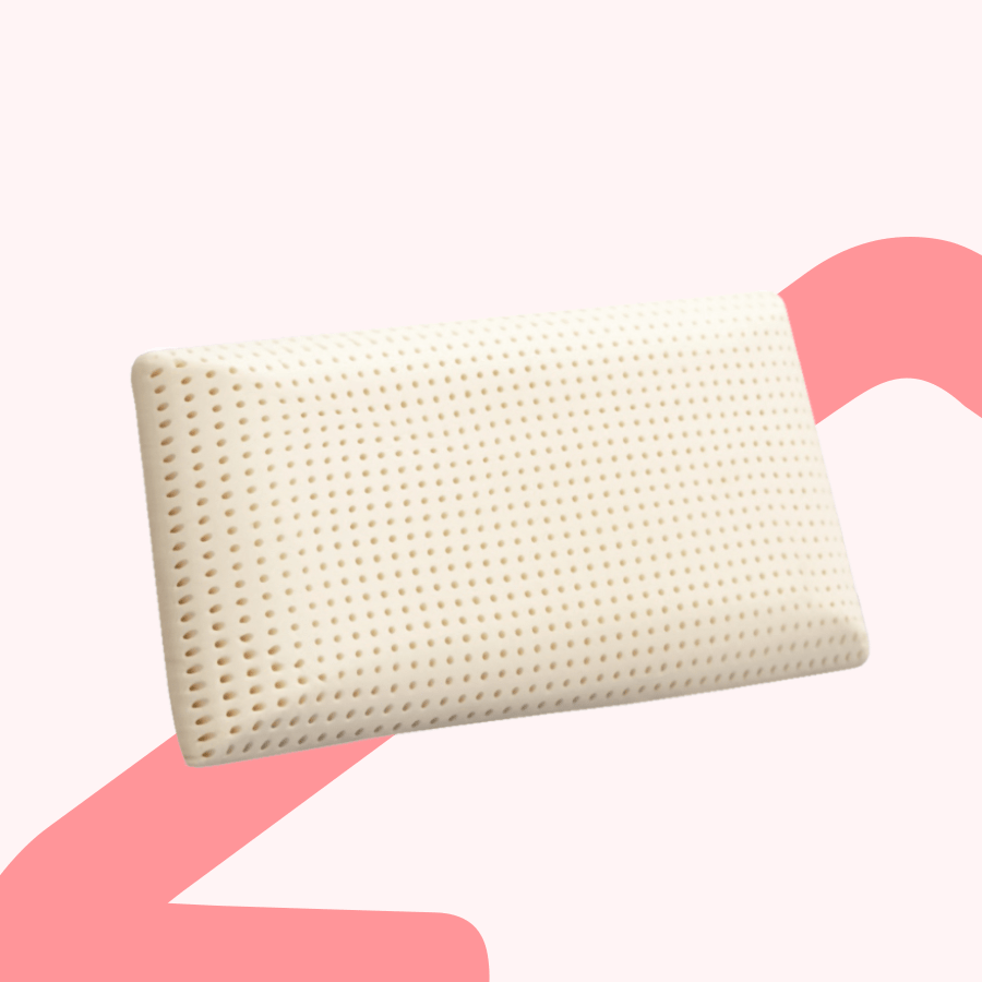 Natural Latex Pillow with Removable Cover