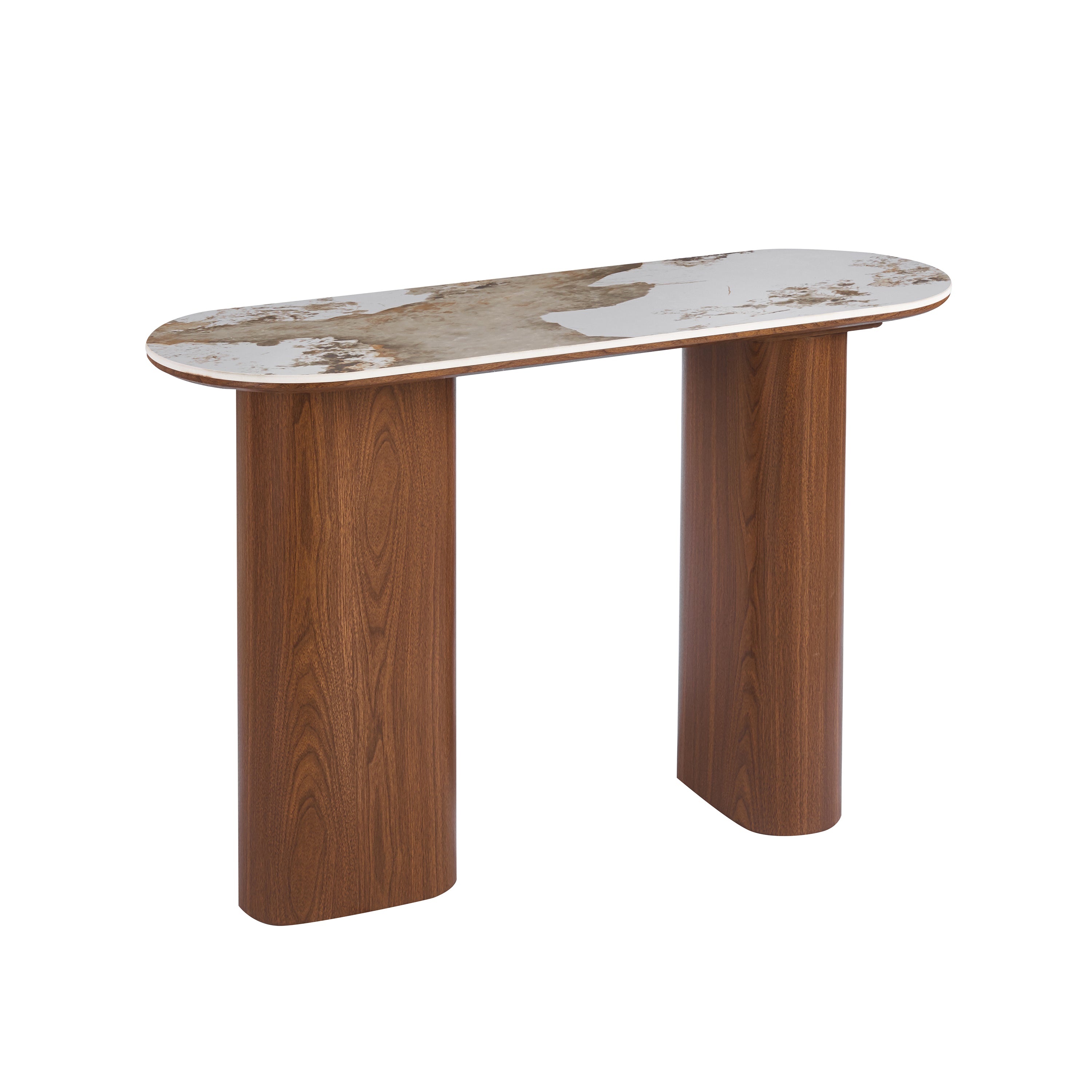 Amira Oval Console Table