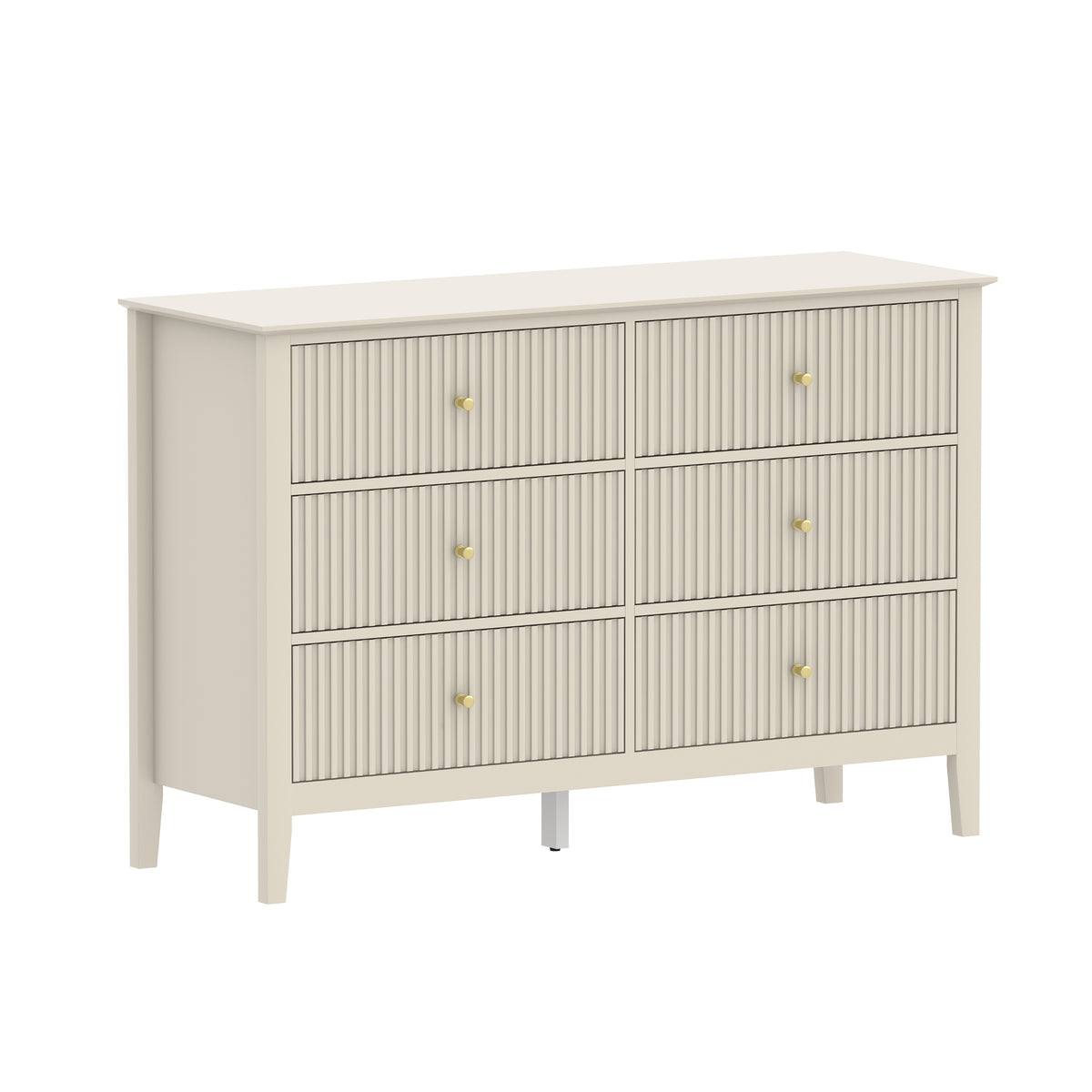 Prince Fluted 6 Chest of Drawers