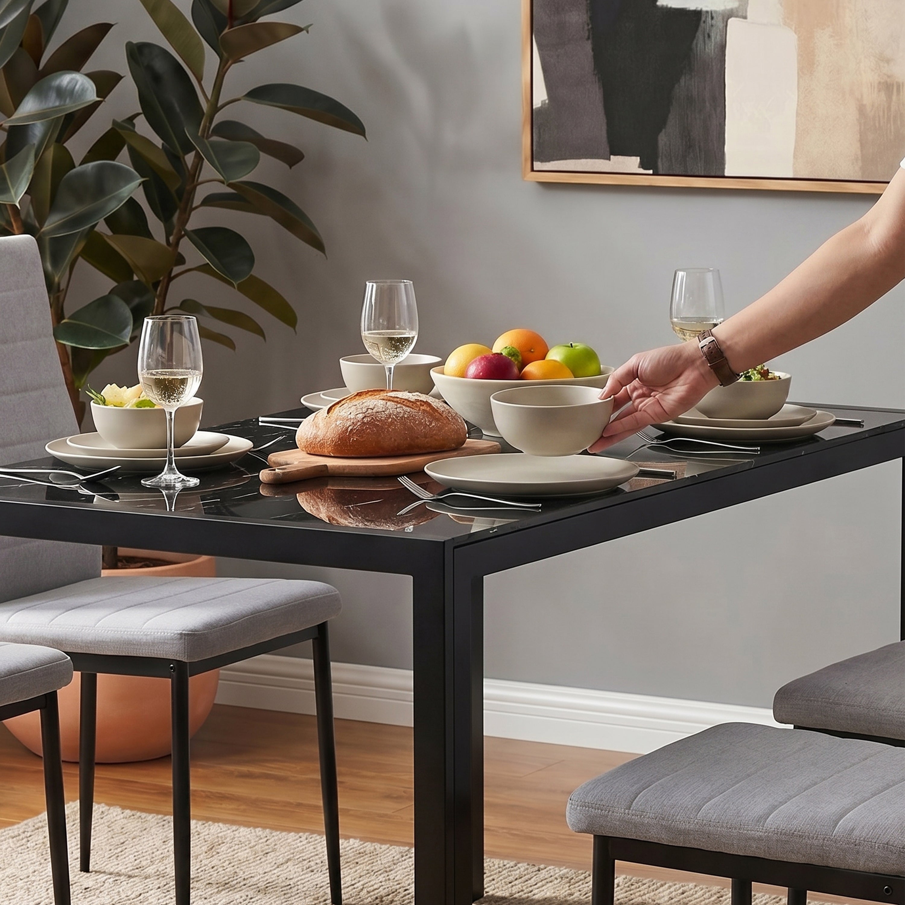 Nadine 4 Seater Dining Set
