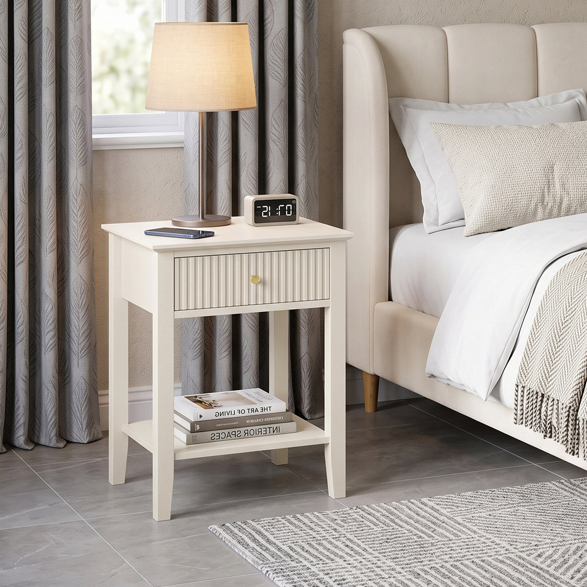 Prince Fluted Night Stand