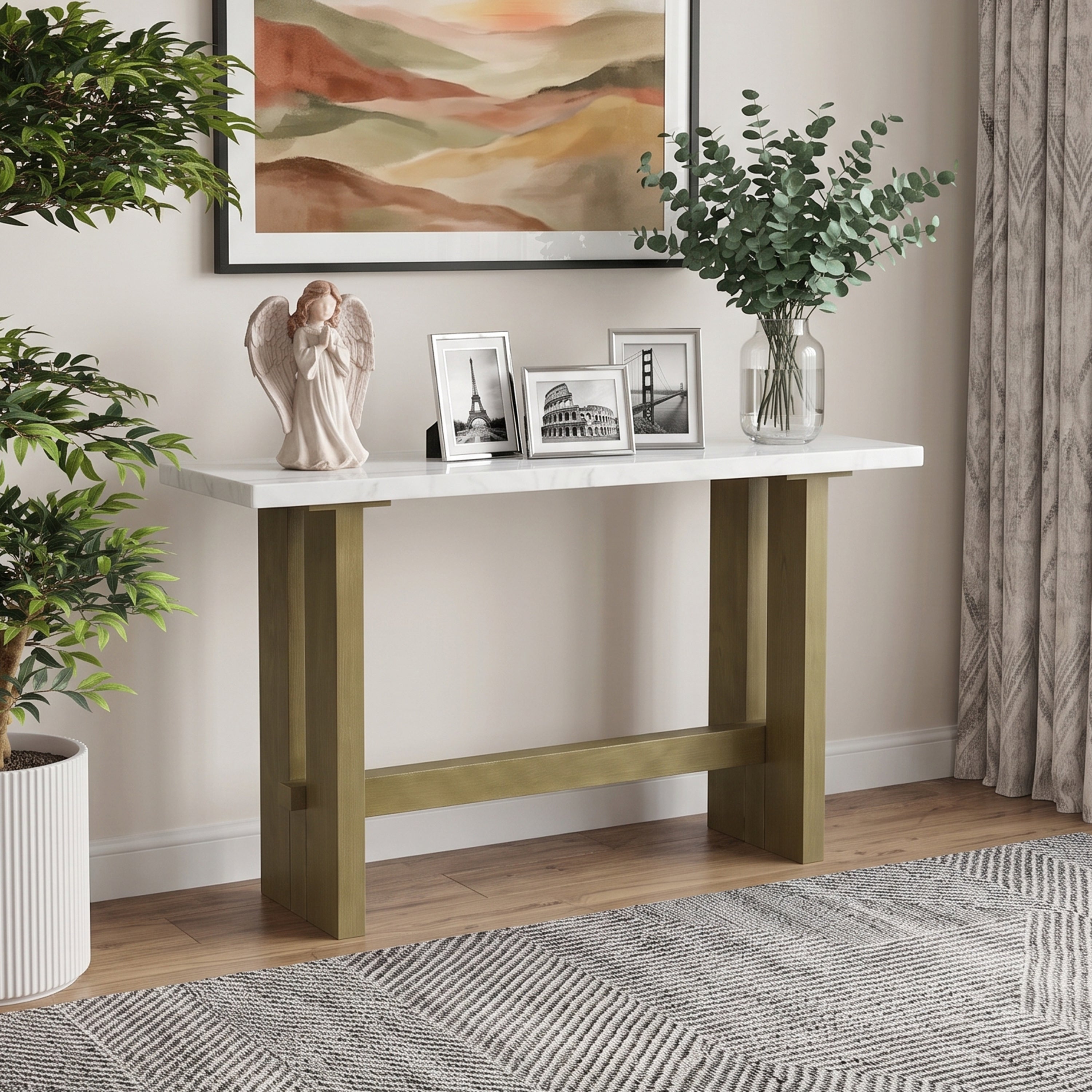 Cavo Real Marble Console Table