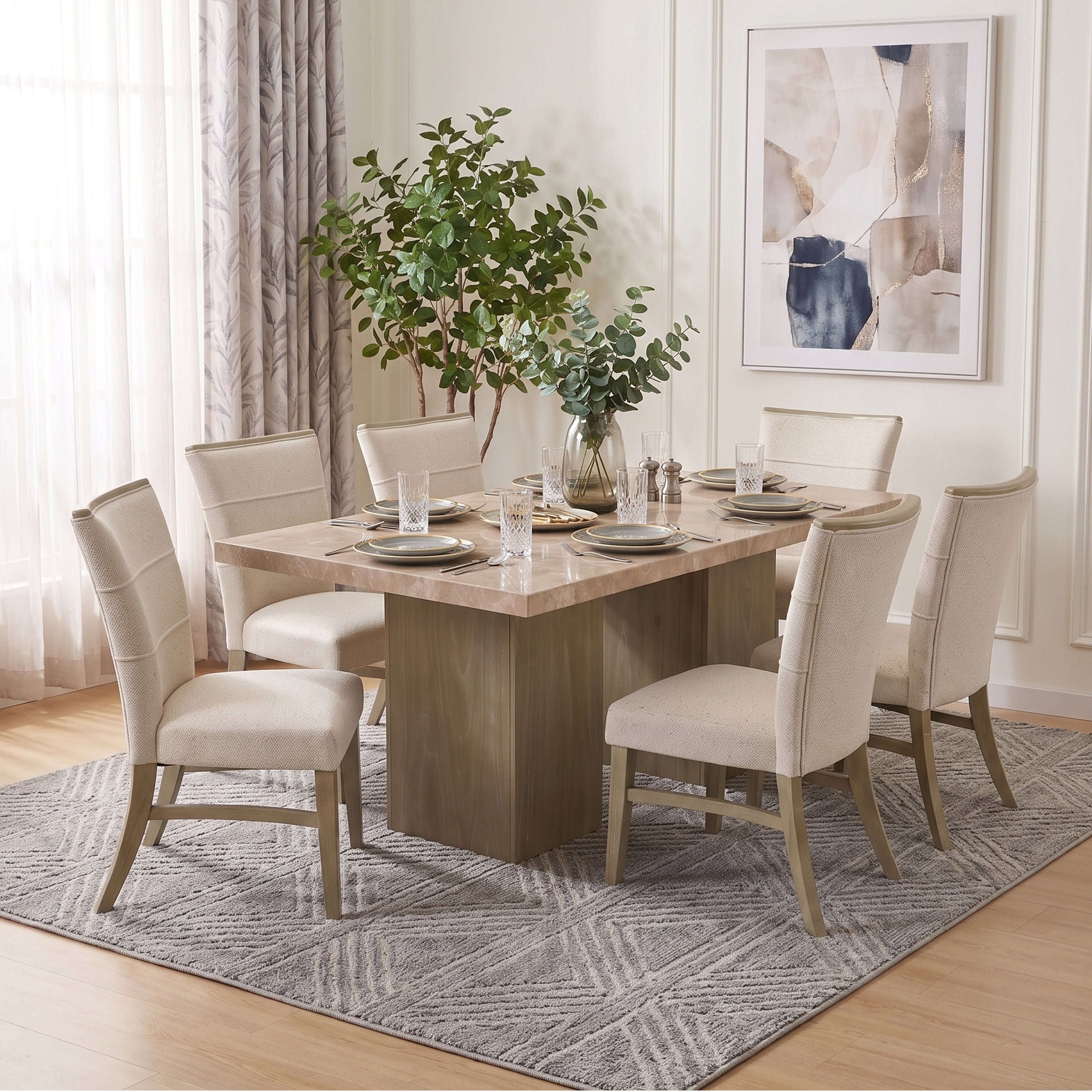 Metron 6 Seater Dining Set