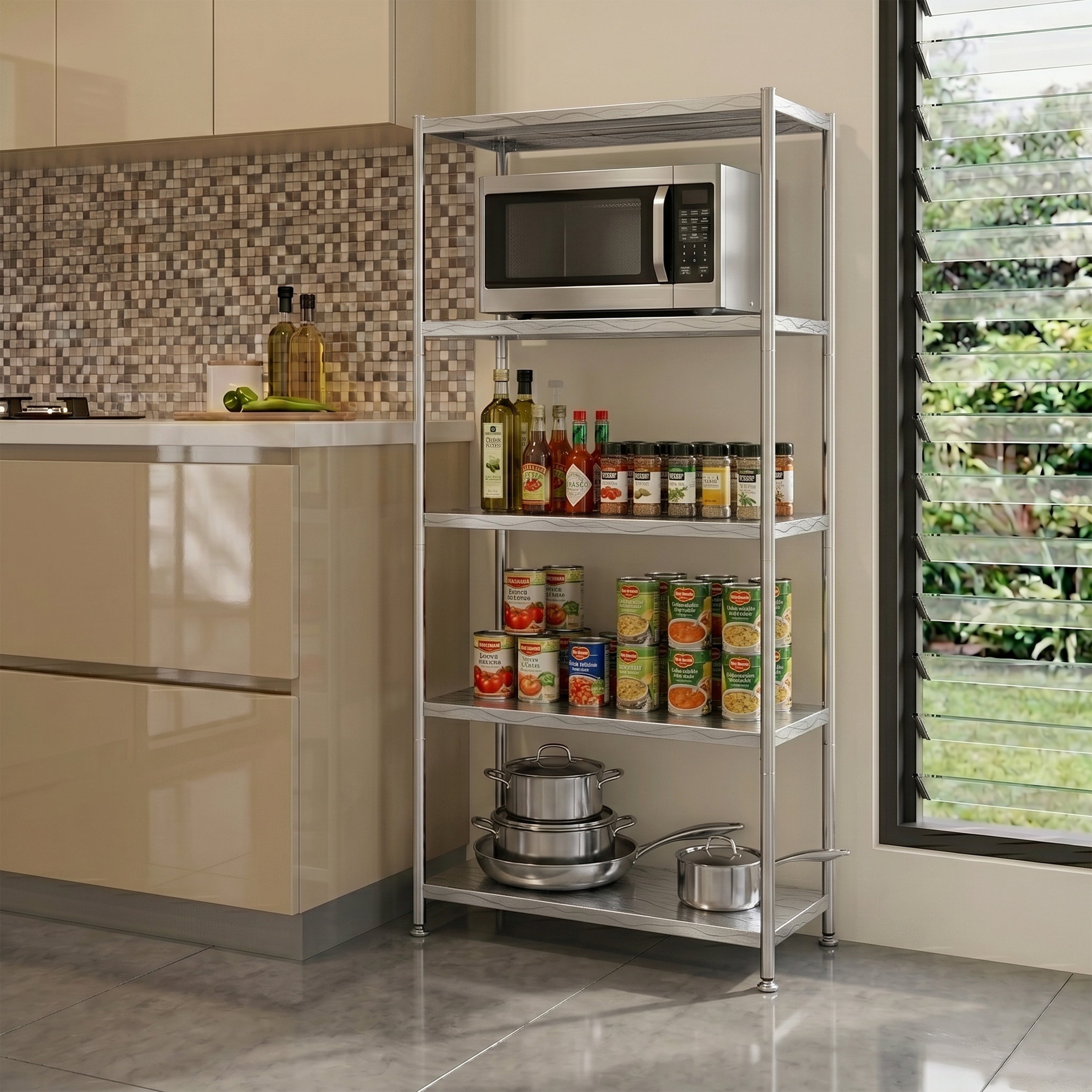 Westinne 5 Tier Metal Rack
