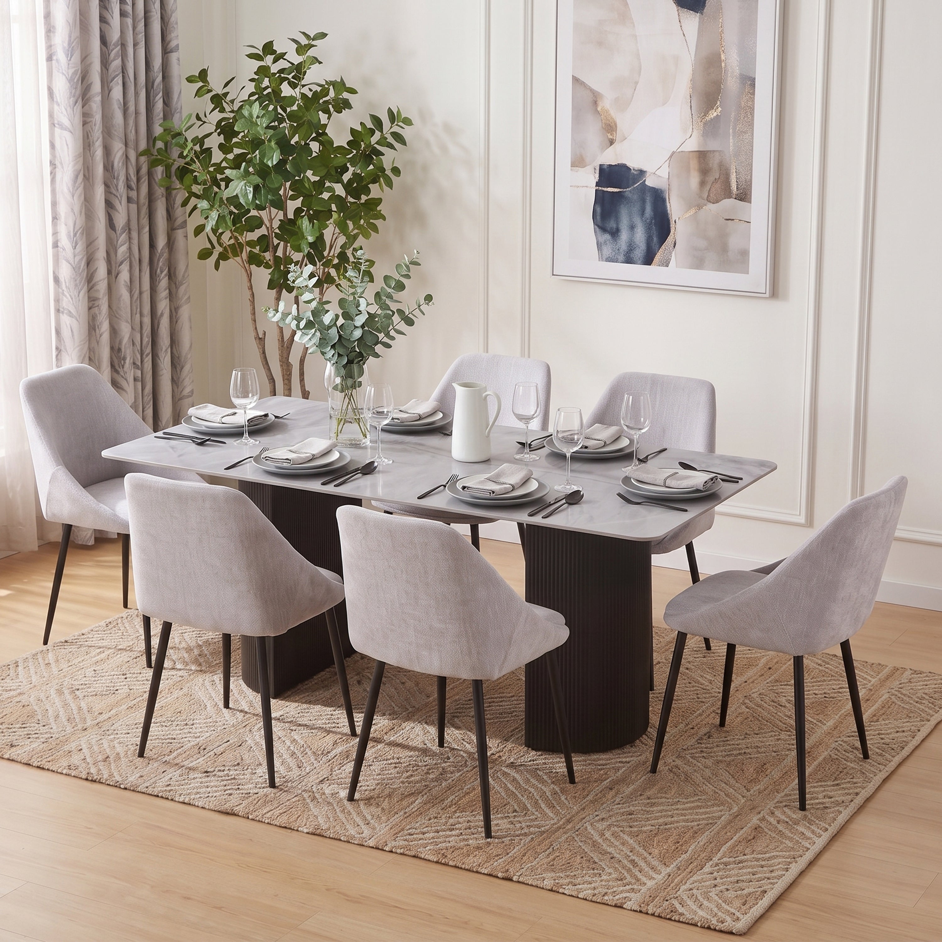 Eudora 6 Seater Dining Set
