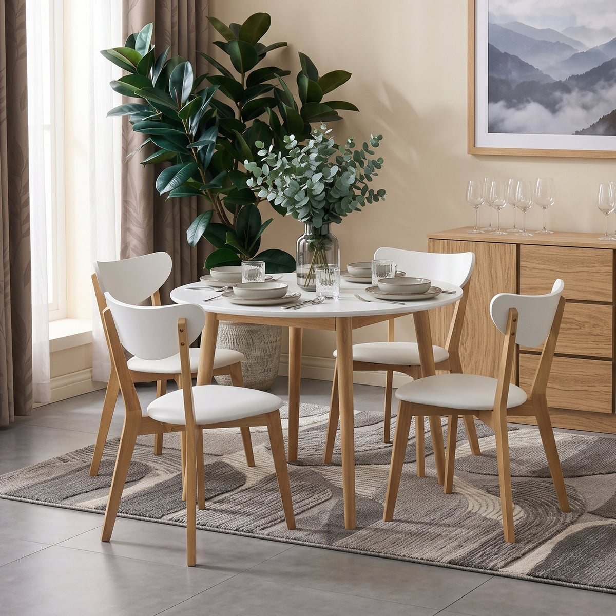 Bradmor 4 Seater Dining Set