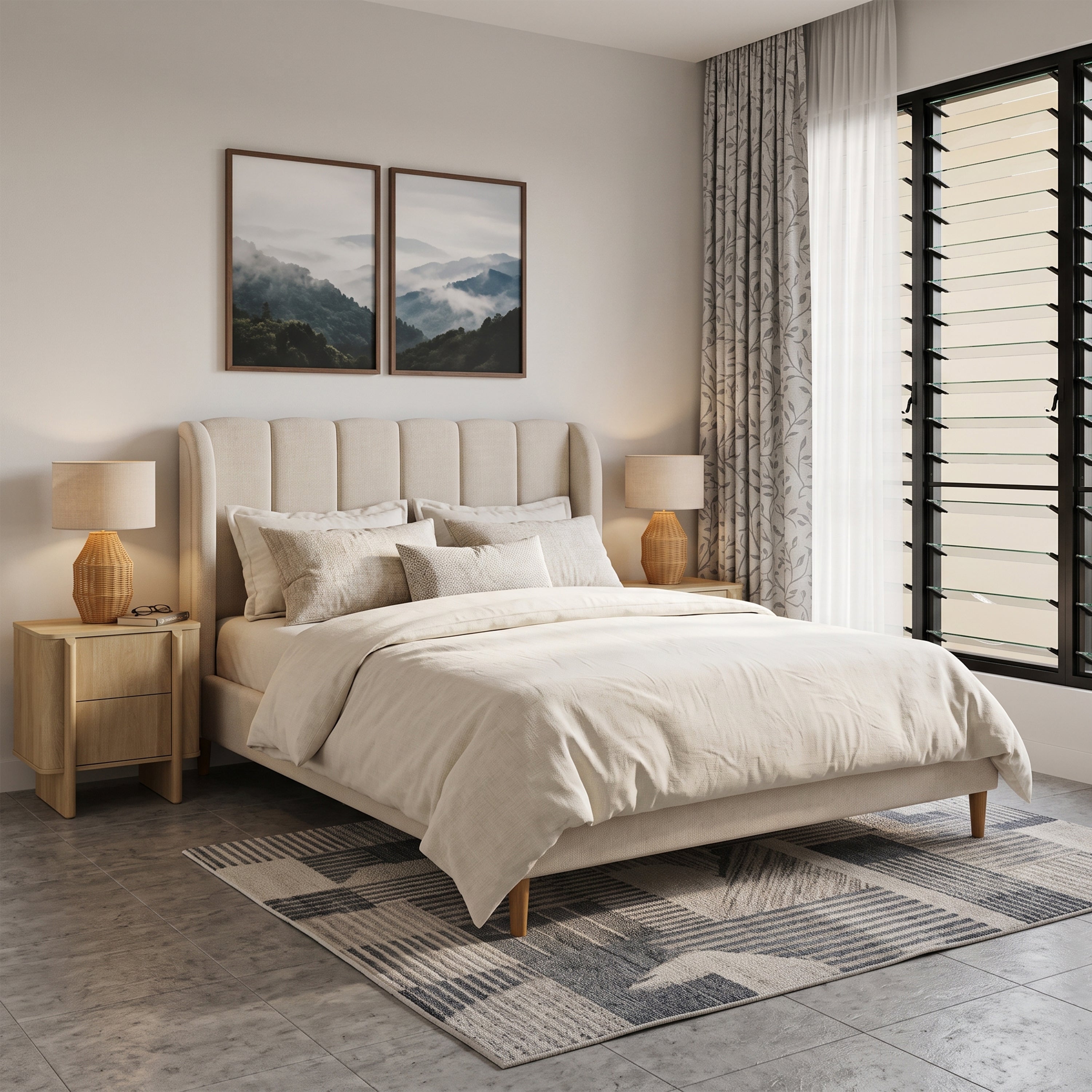 #Size_Queen Bed 60x75 inches