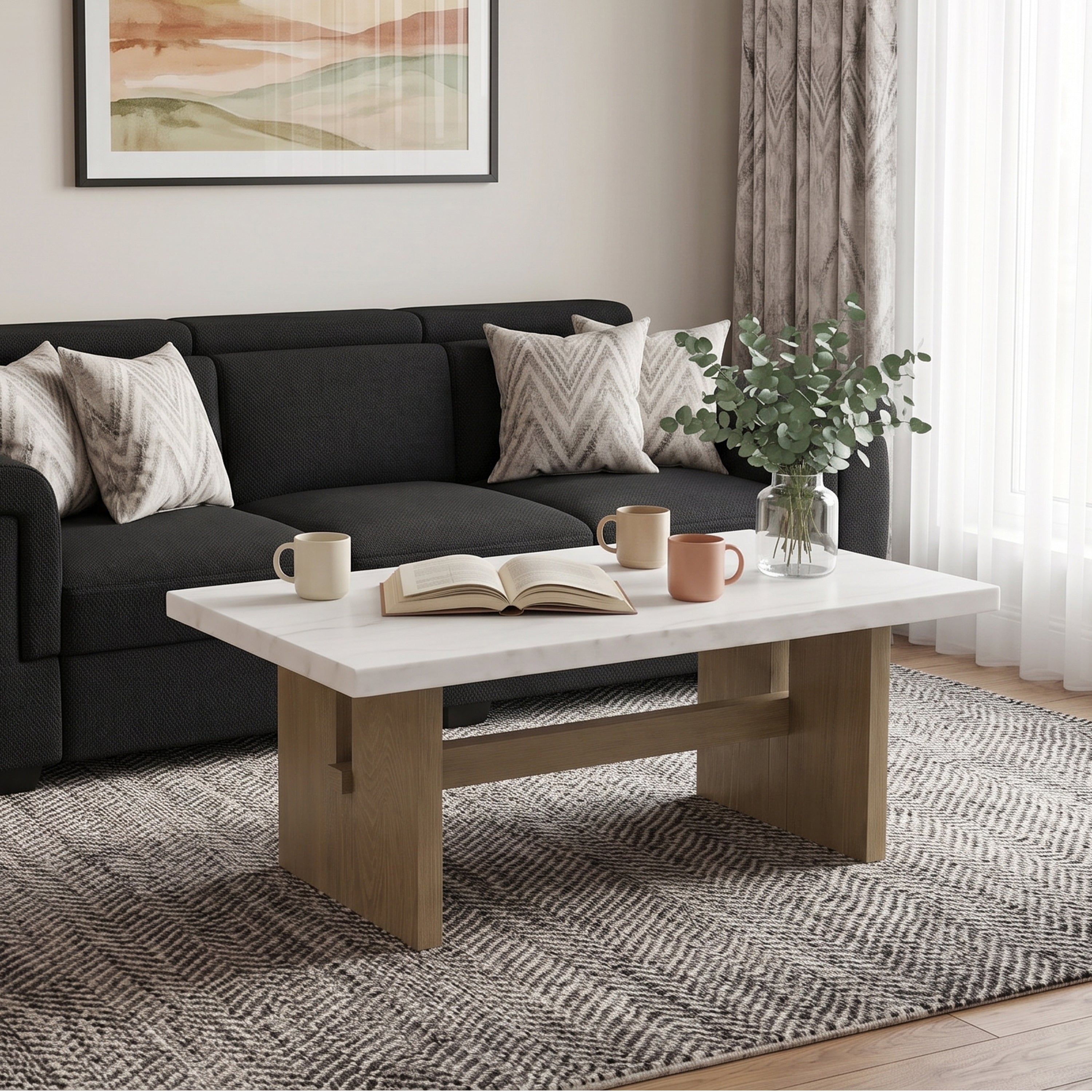Cavo Real Marble Coffee Table
