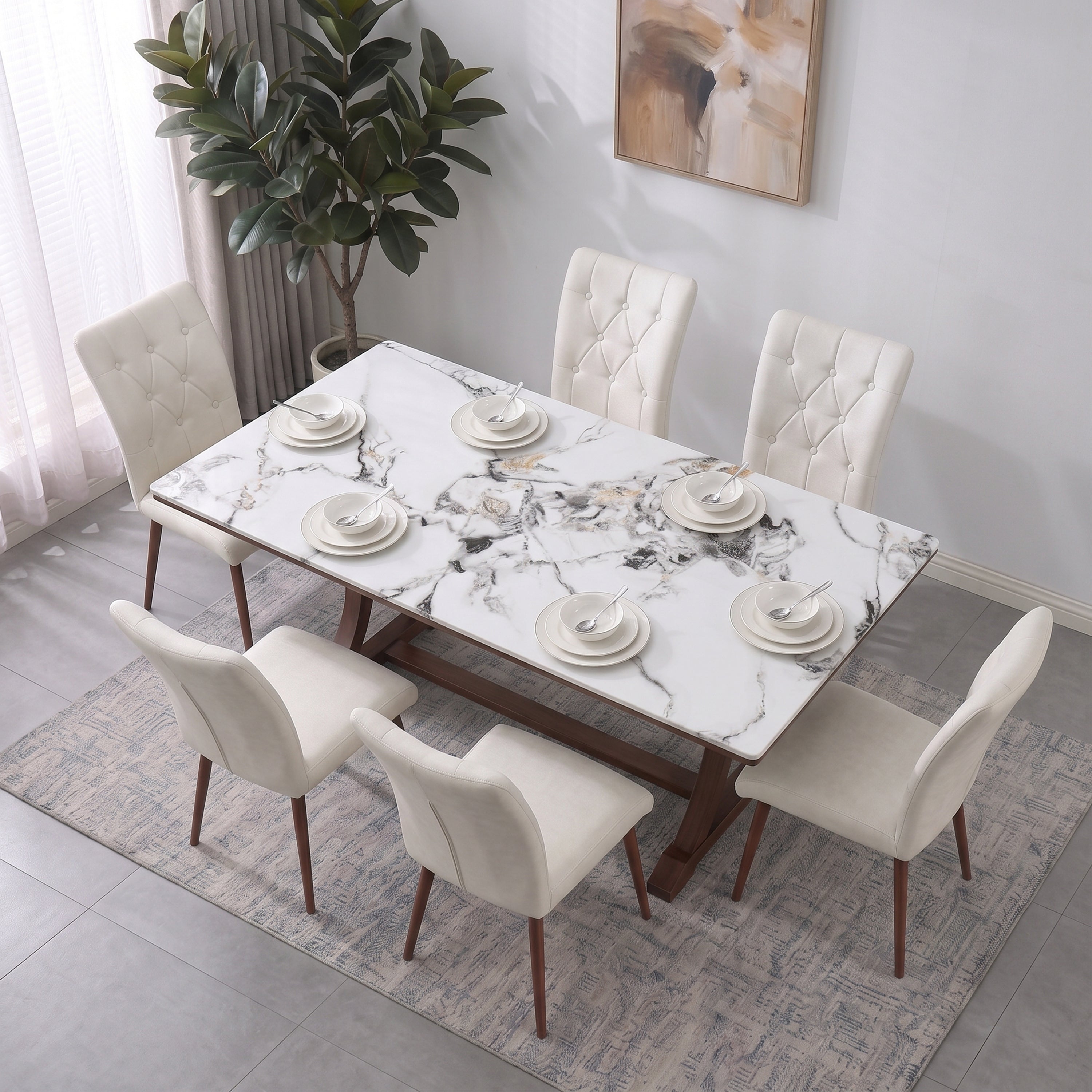 Deia 6 Seater Dining Set