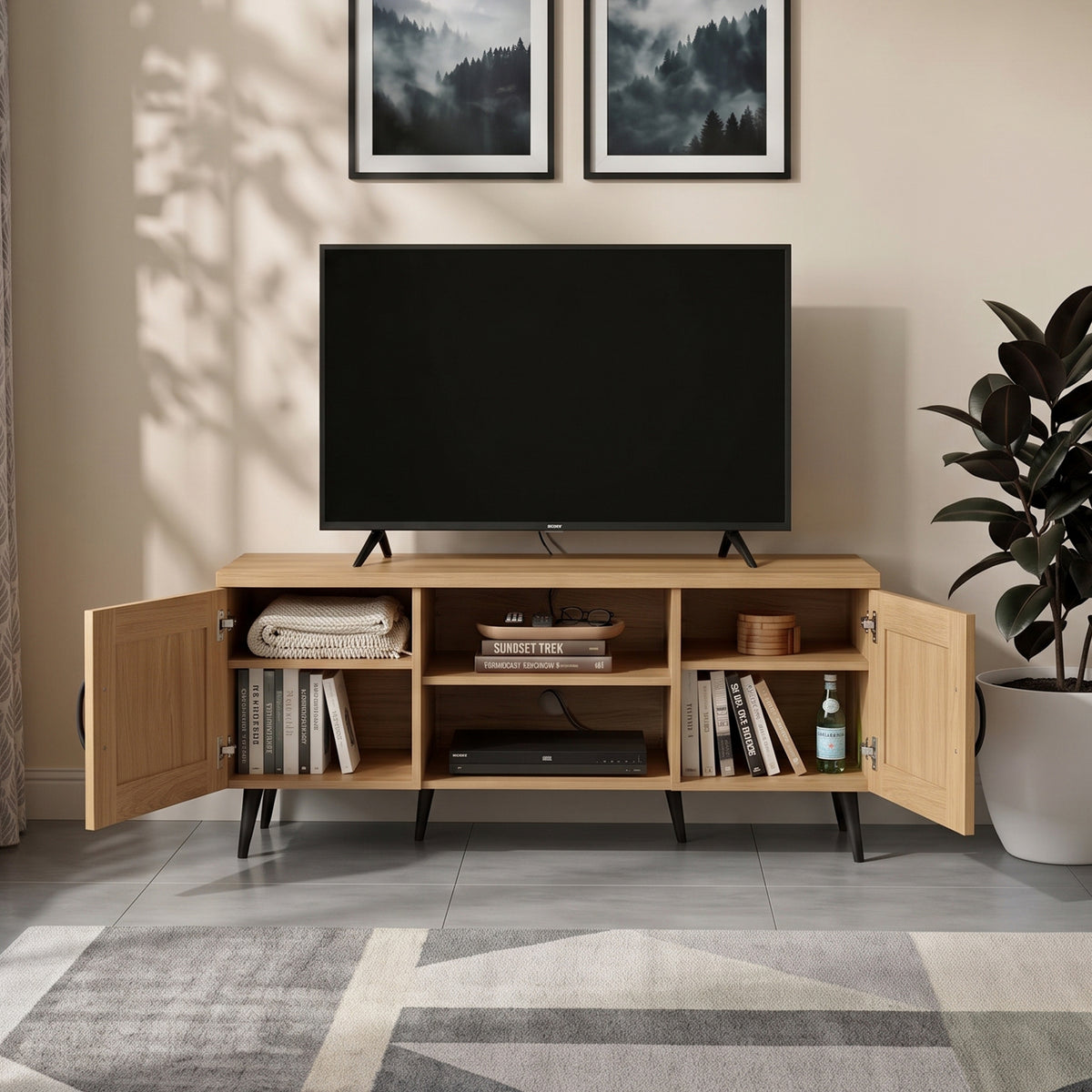 Stelle 140 cm TV Bench