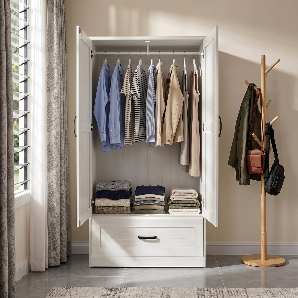 Bianca 2 Door Wardrobe