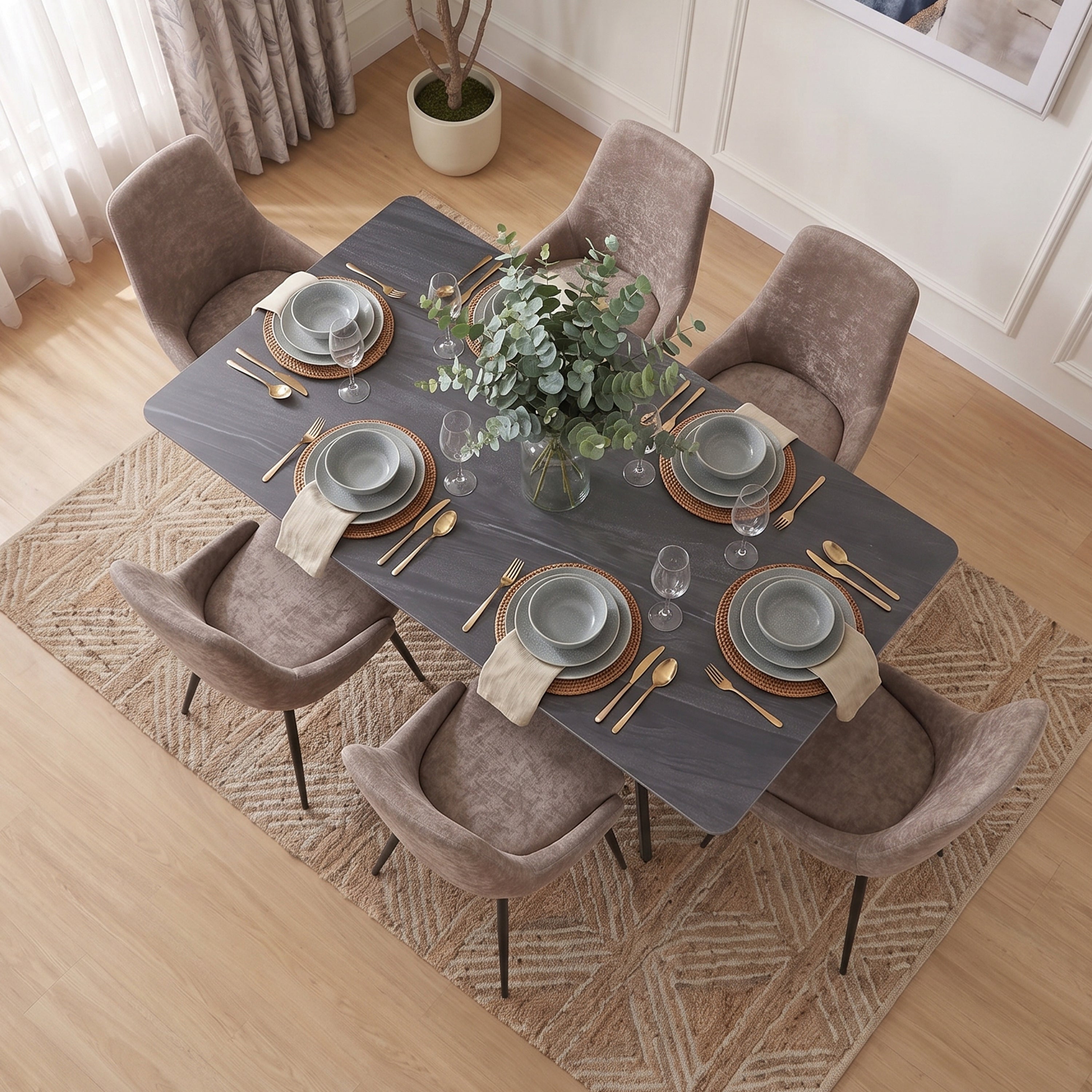 Odette 6 Seater Dining Set