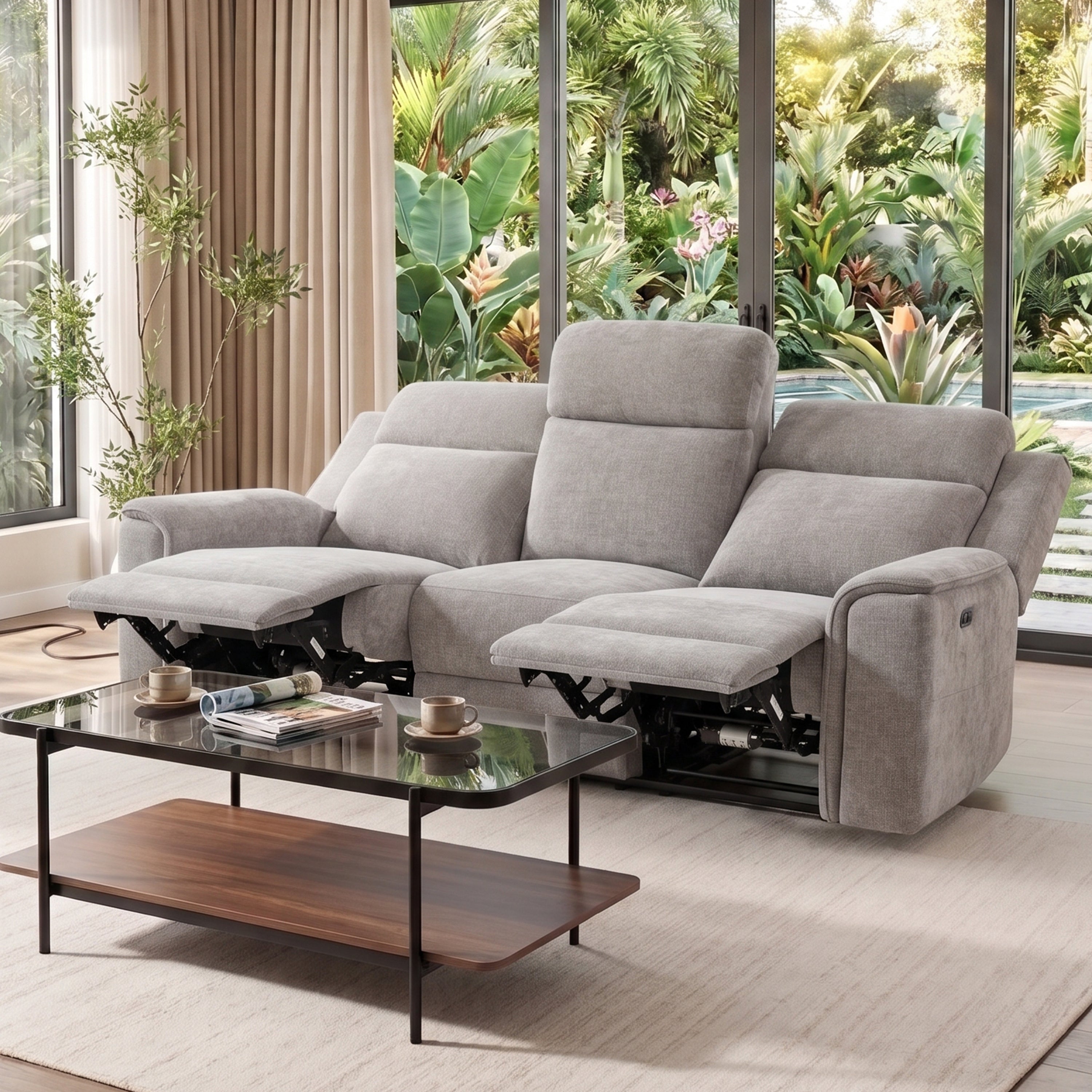 OIga 3 Seater Electric Recliner