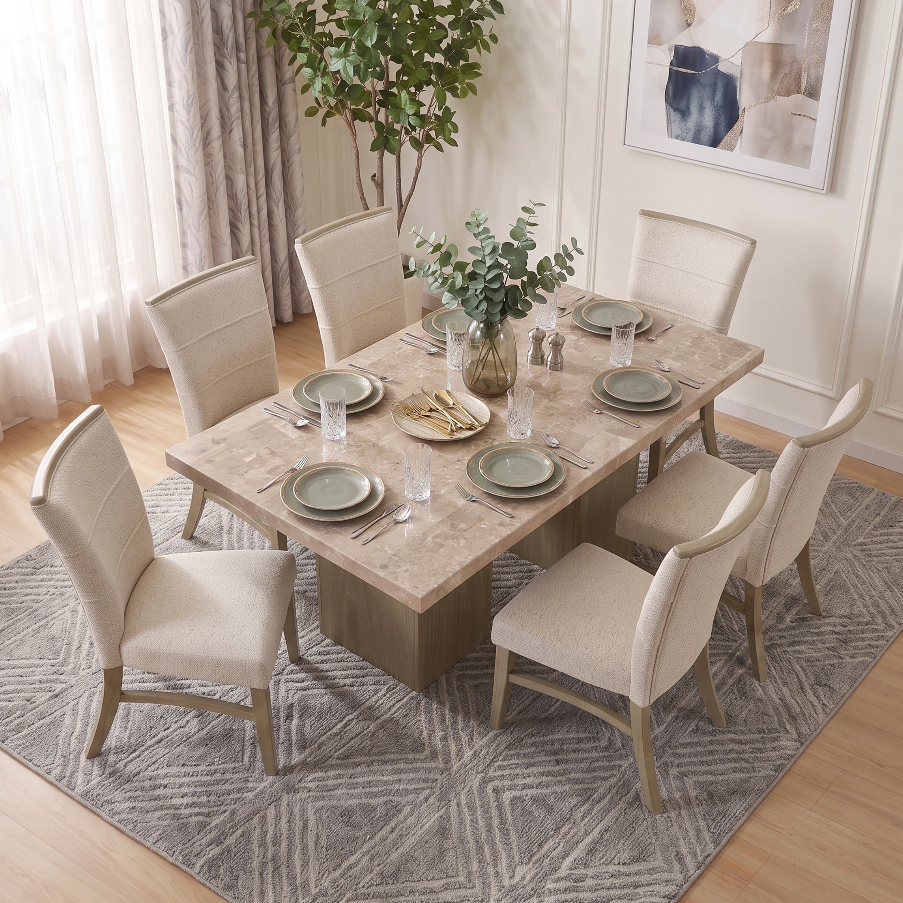 Metron 6 Seater Dining Set