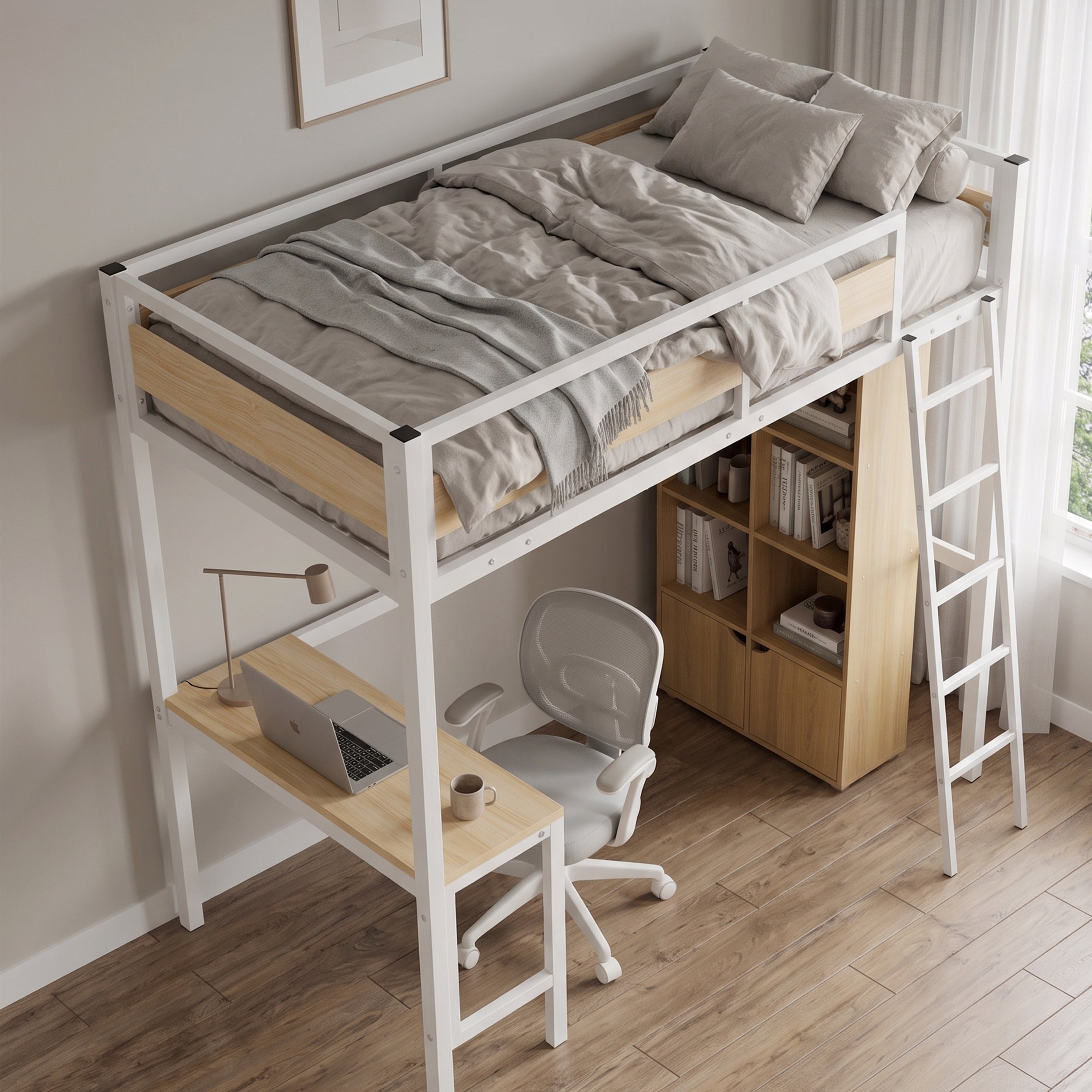 Maggie Bunk Bed with Desk